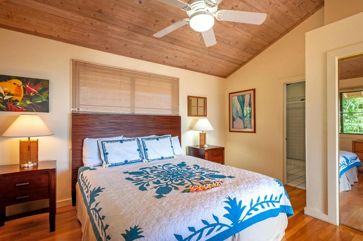 Bed in Poipu Plantation Vacation Rentals