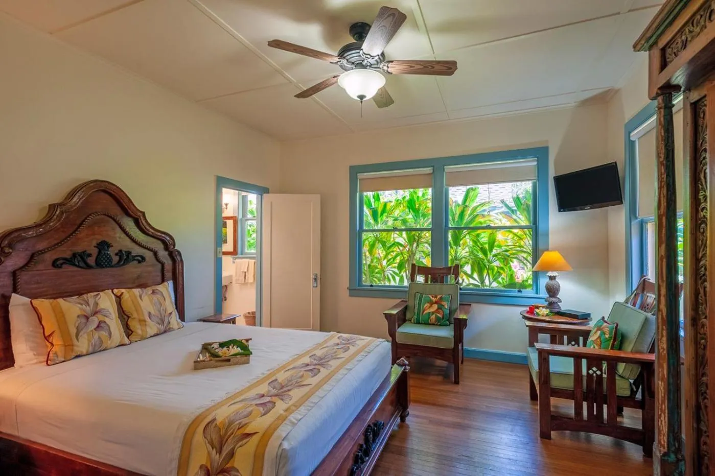 Bed in Poipu Plantation Vacation Rentals