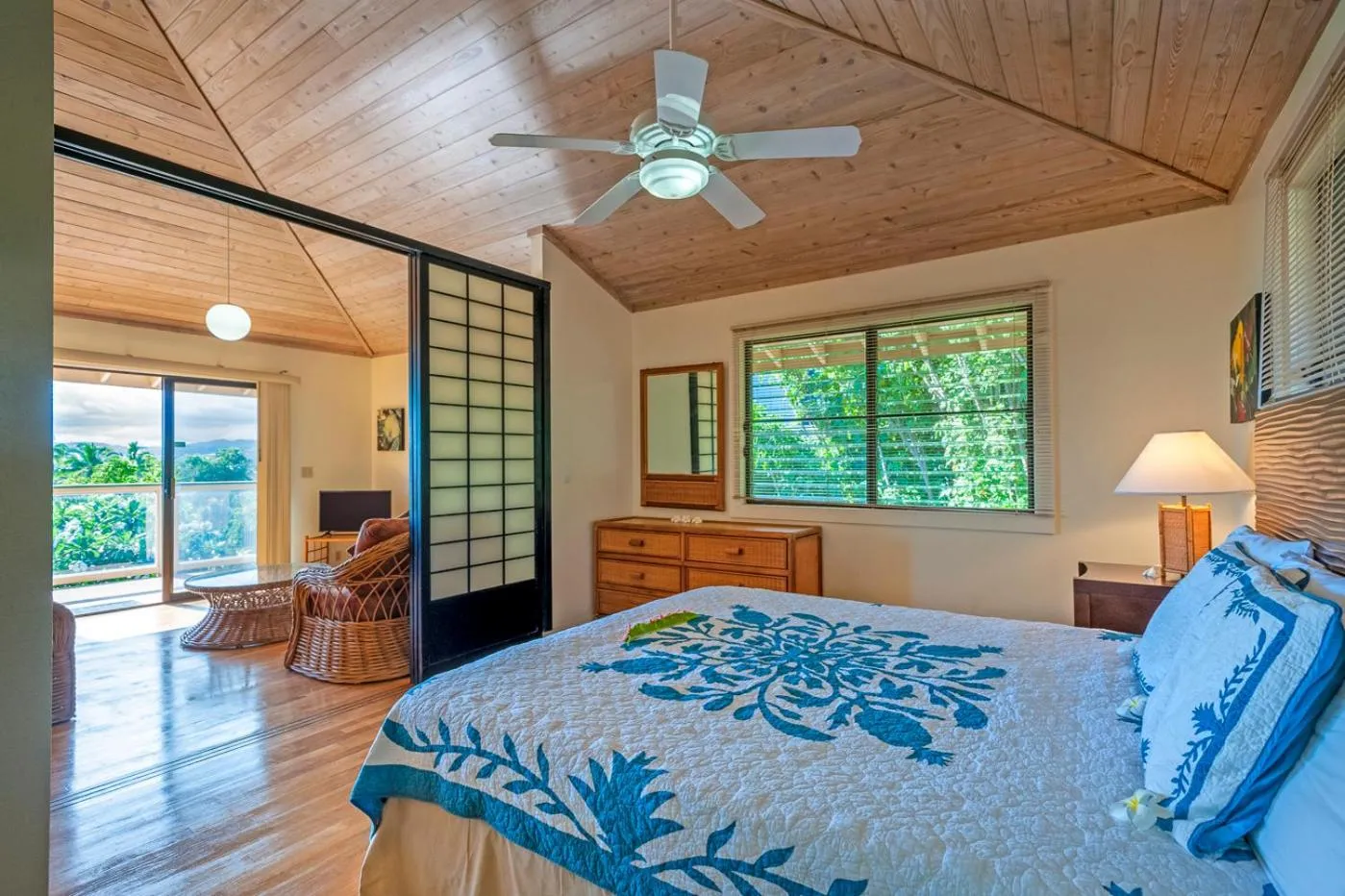 Bed in Poipu Plantation Vacation Rentals