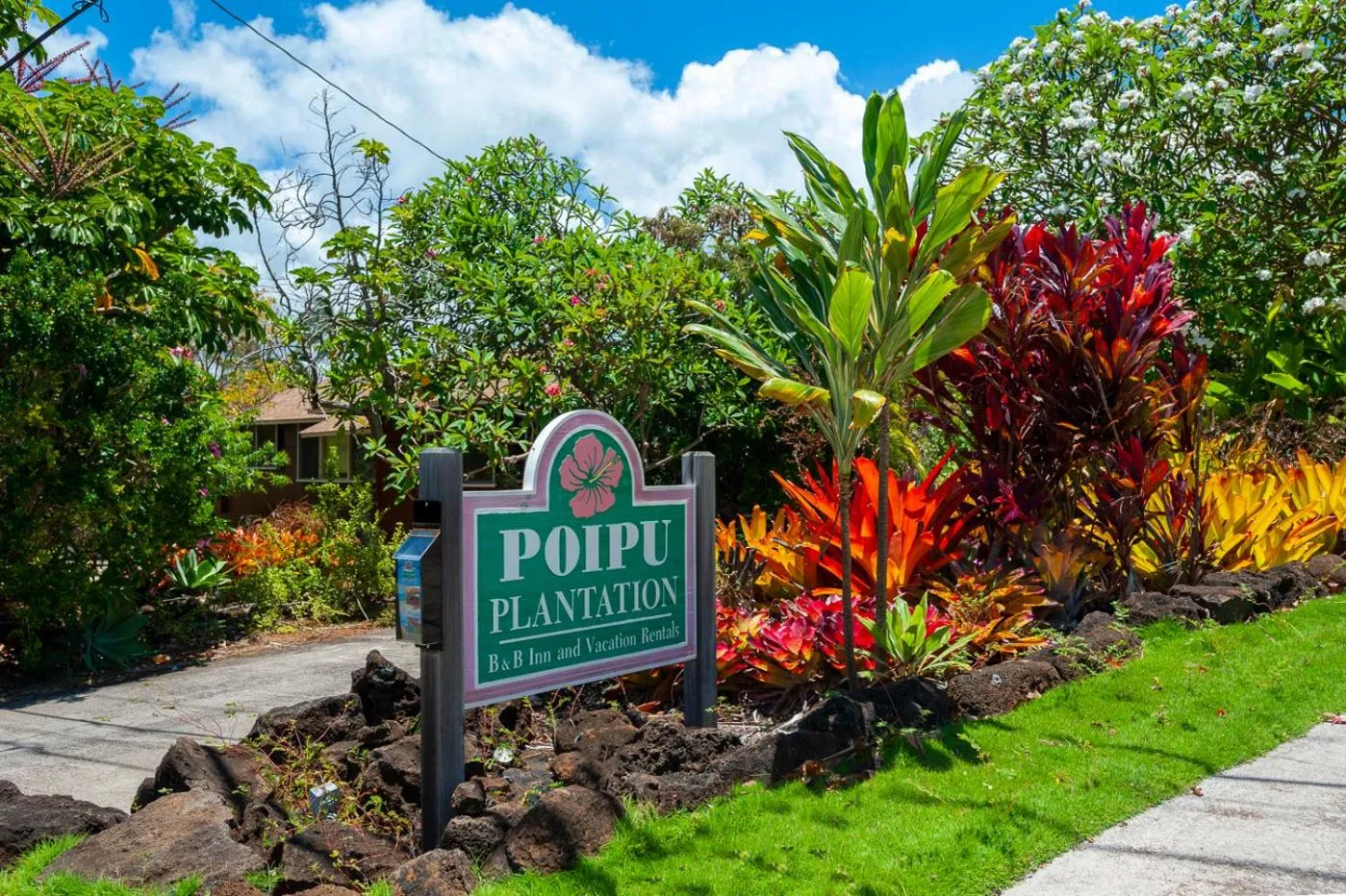 Text overlay in Poipu Plantation Vacation Rentals