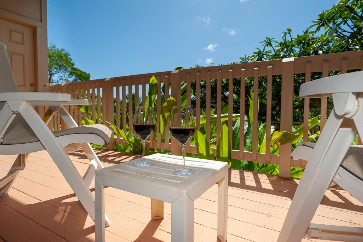 Patio in Poipu Plantation Vacation Rentals