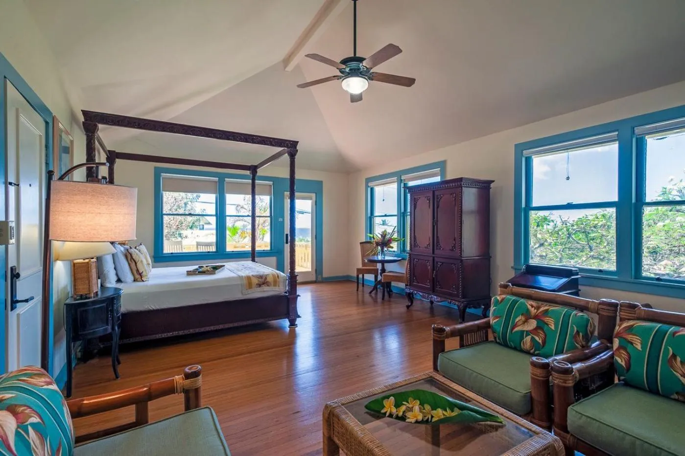 Bed in Poipu Plantation Vacation Rentals