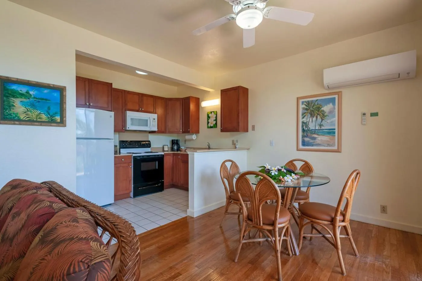 Kitchen or kitchenette in Poipu Plantation Vacation Rentals