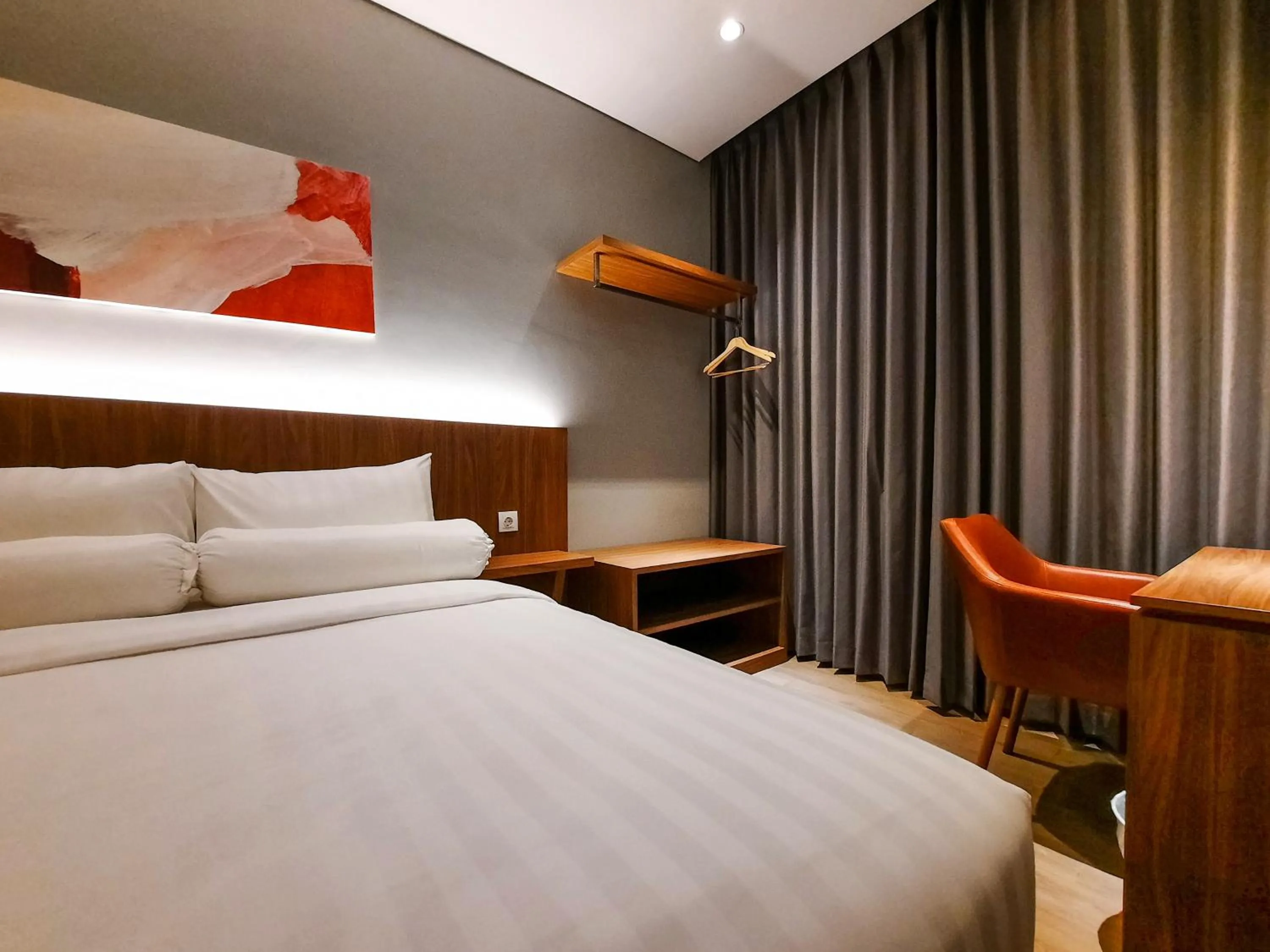 Bed in Votel Krakatau Boutique Hotel Semarang