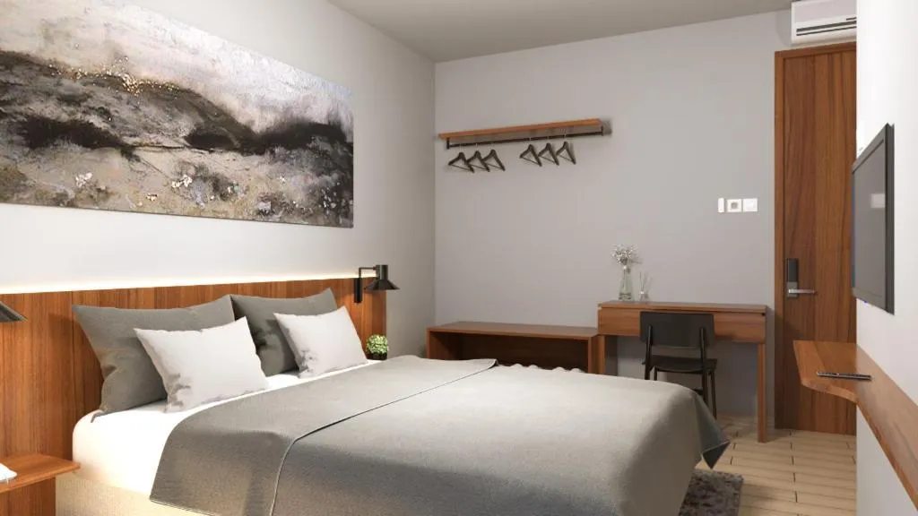 Bedroom, Bed in Votel Krakatau Boutique Hotel Semarang