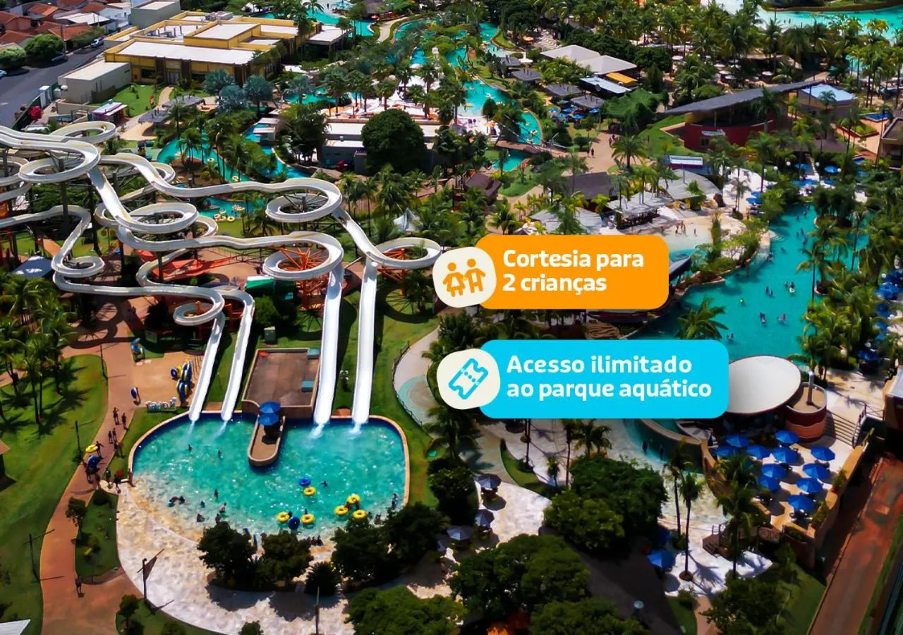 Aqua park in Hot Beach Raízes