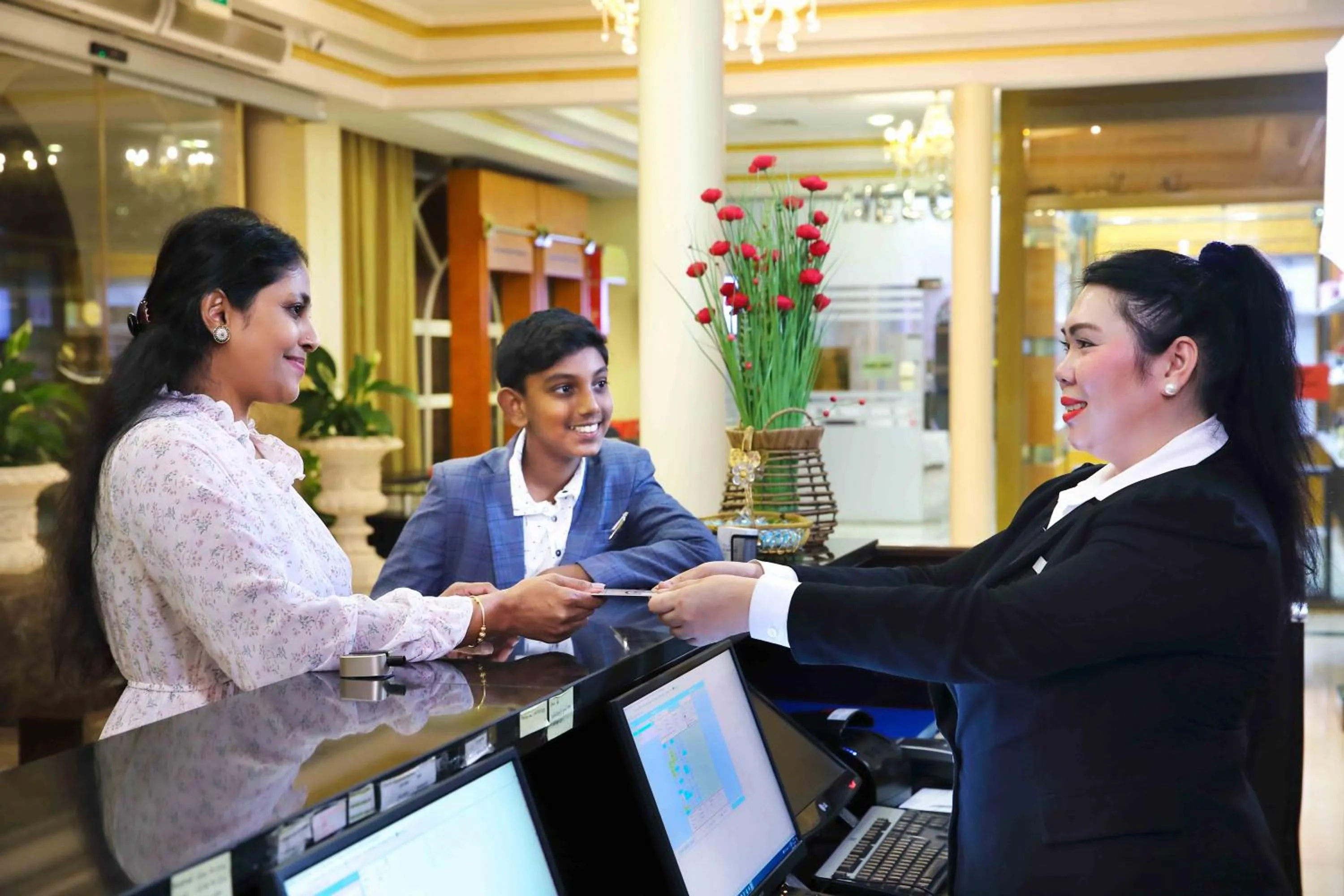 Lobby or reception in Al Seef Hotel