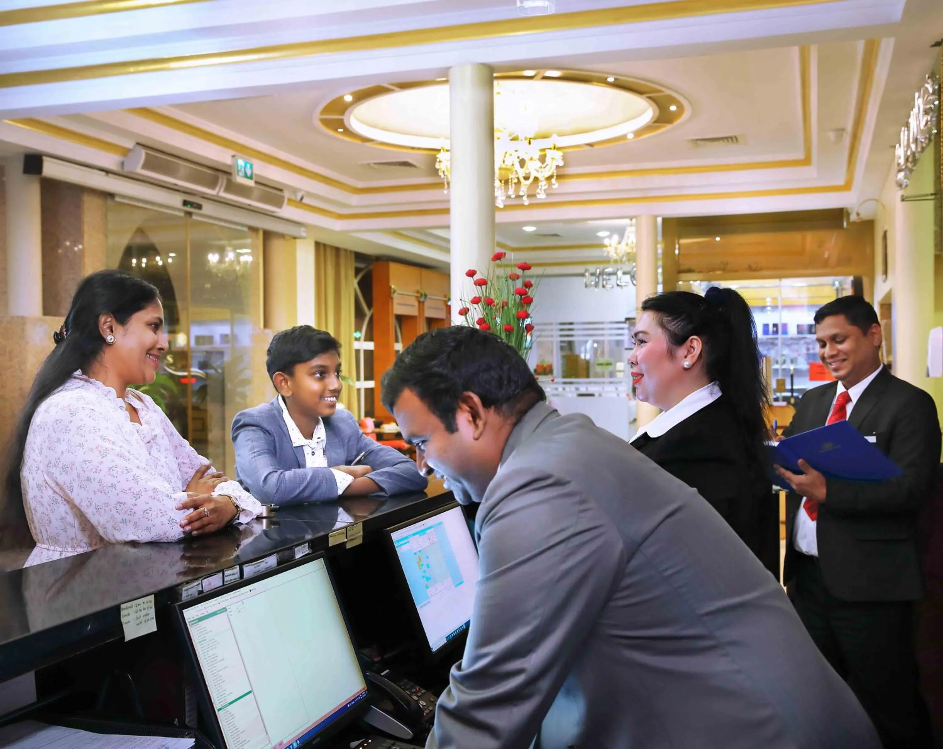 Lobby or reception in Al Seef Hotel