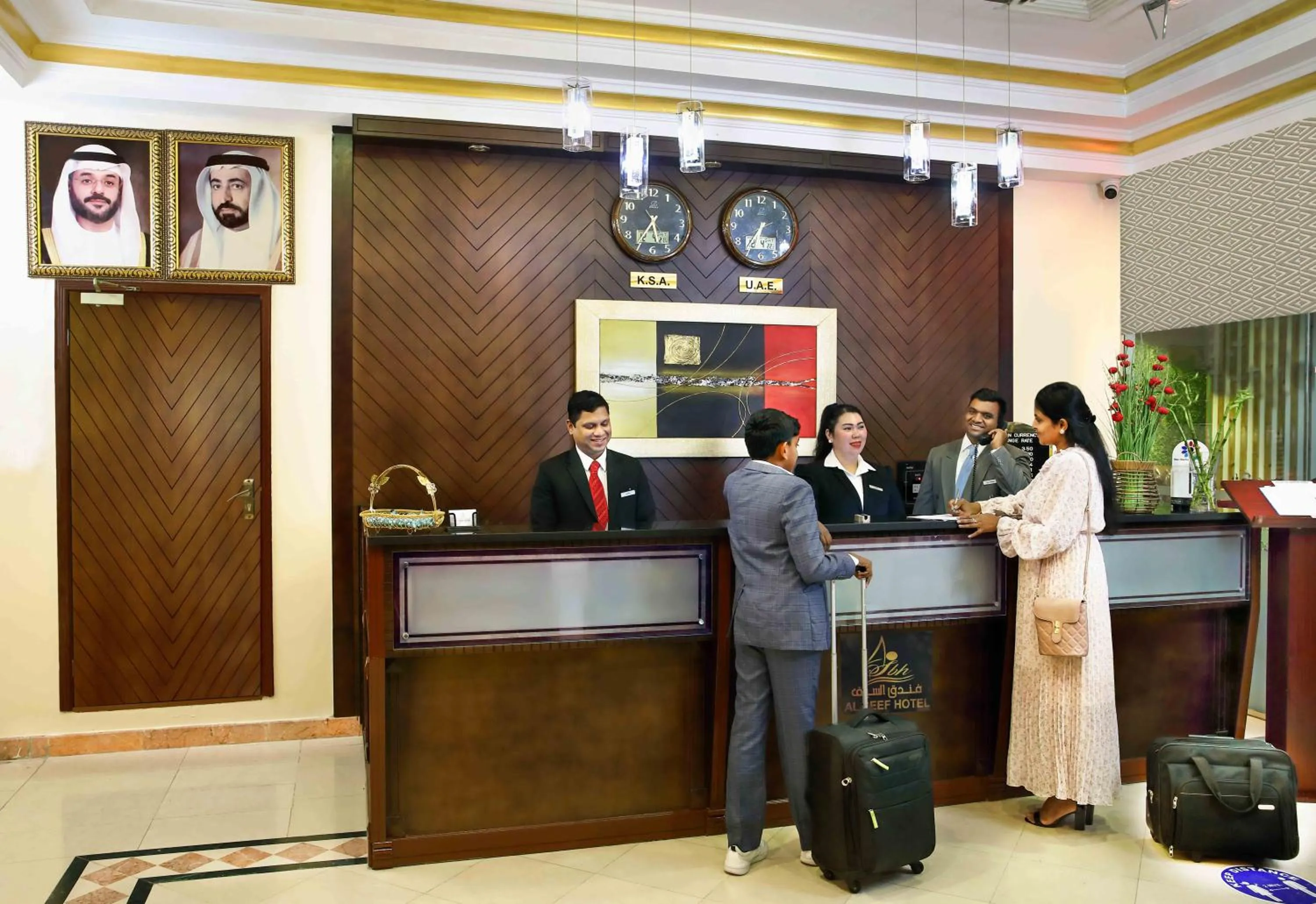 Lobby or reception in Al Seef Hotel