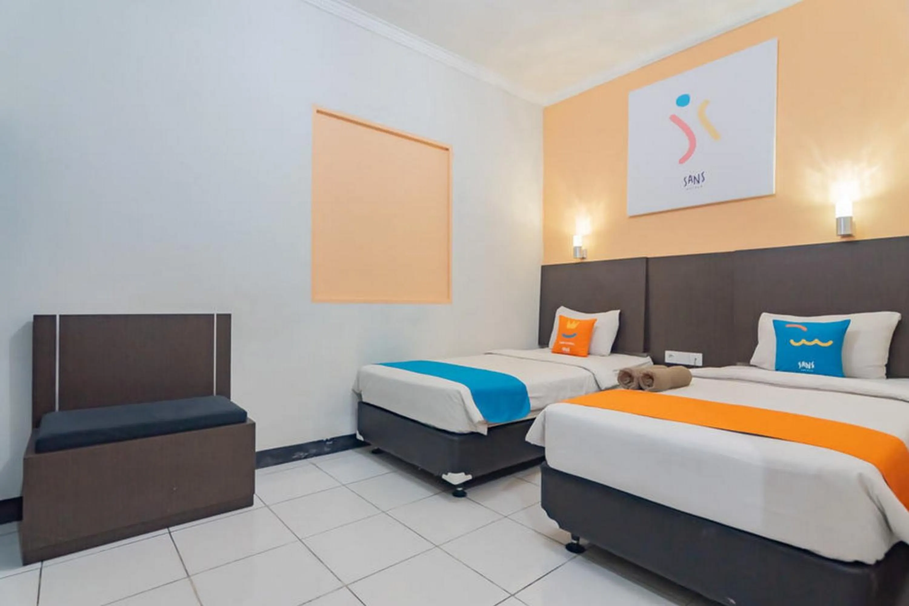 Bedroom in Sans Hotel Cihampelas Bandung