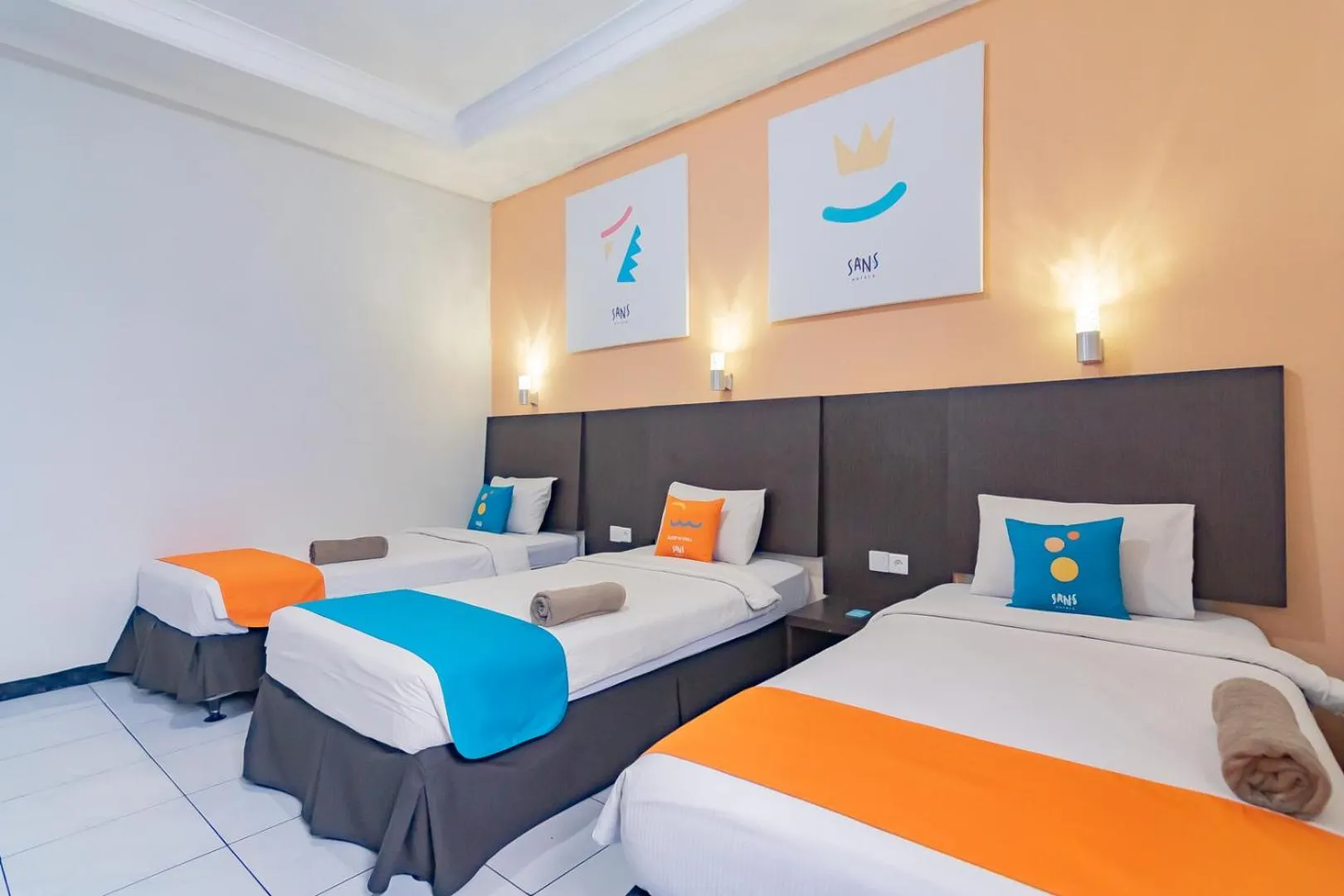 Bedroom in Sans Hotel Cihampelas Bandung