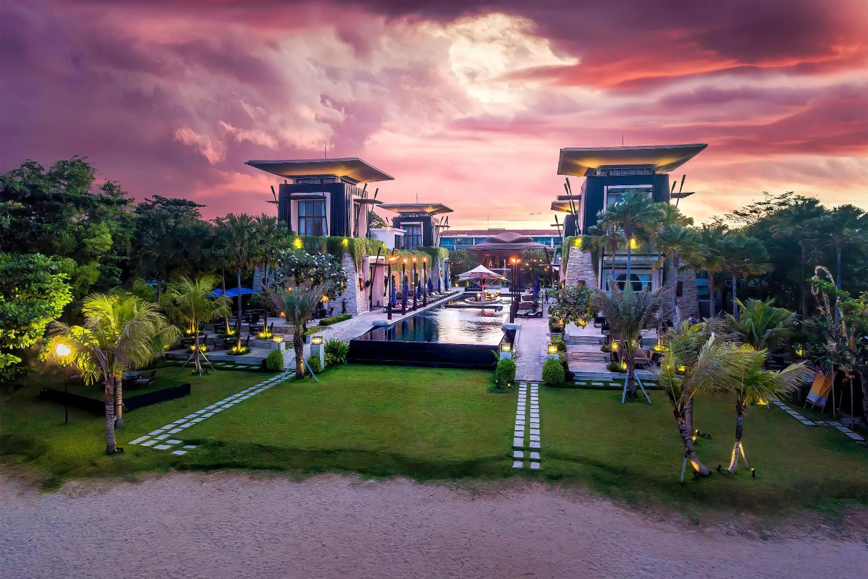 Property building in The Sakala Resort Bali All Suites