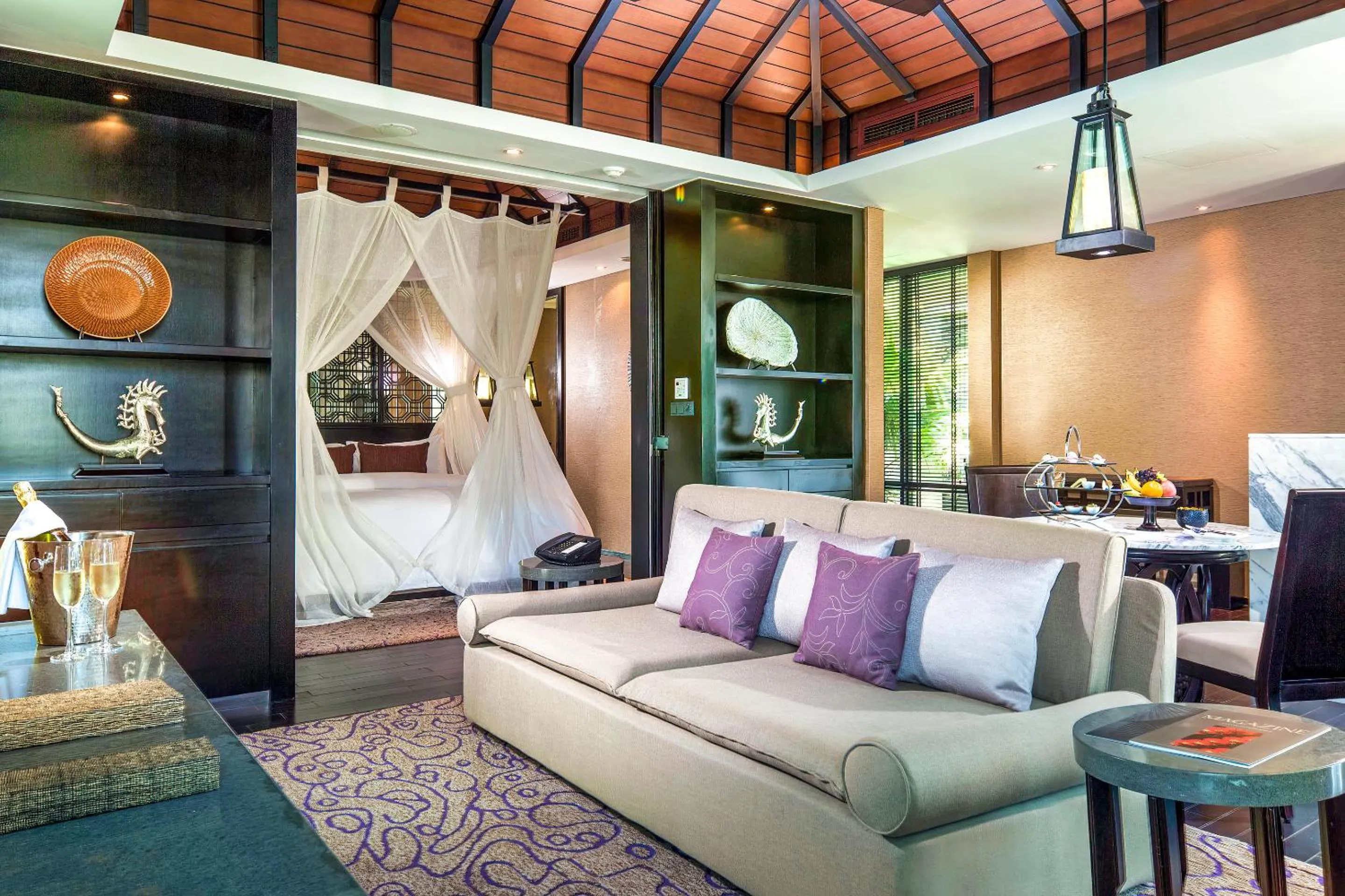 Living room in The Sakala Resort Bali All Suites