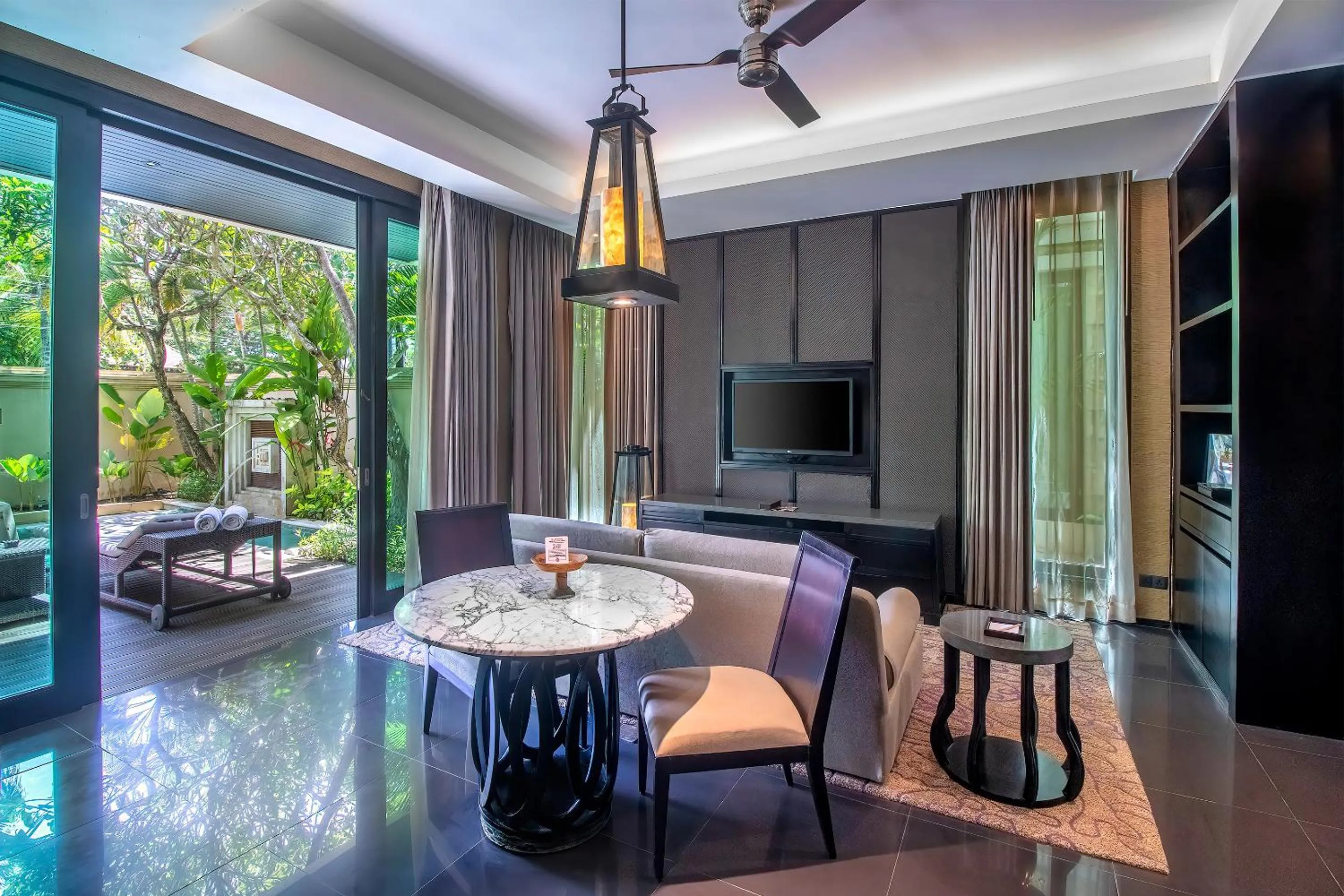 Living room in The Sakala Resort Bali All Suites