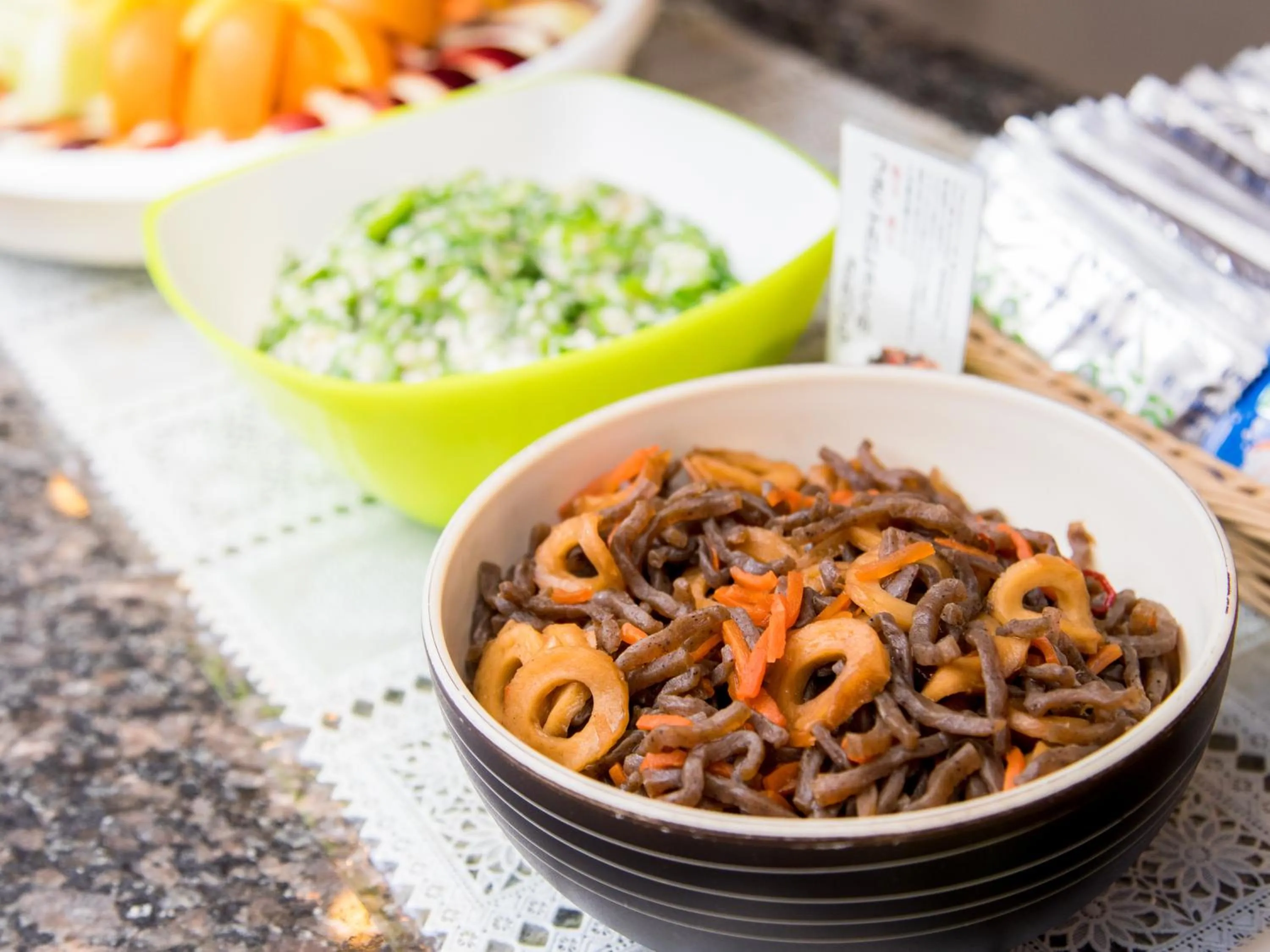 Buffet breakfast in Super Hotel Saitama Omiya West