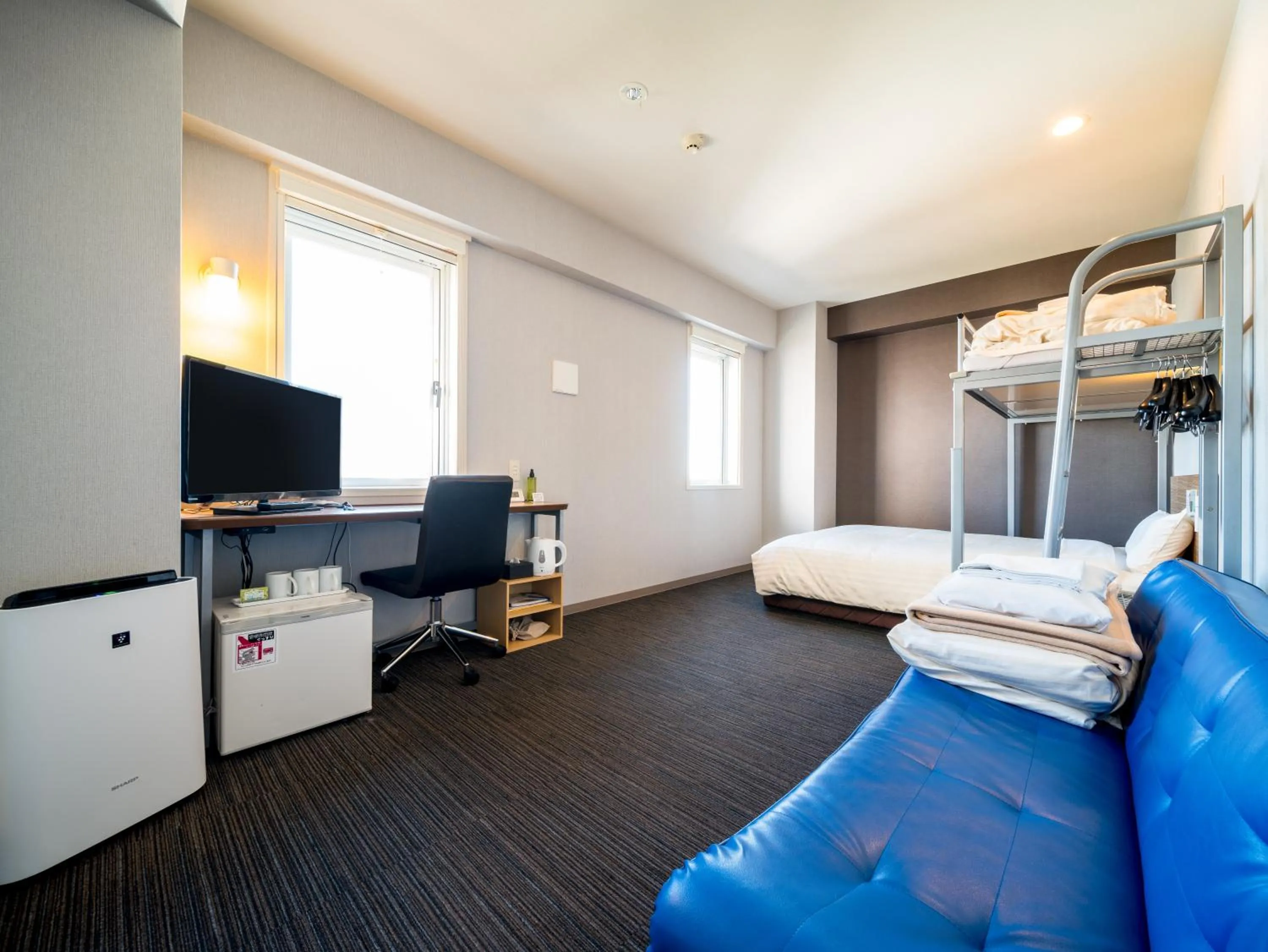 Photo of the whole room, Bed in Super Hotel Saitama Omiya West