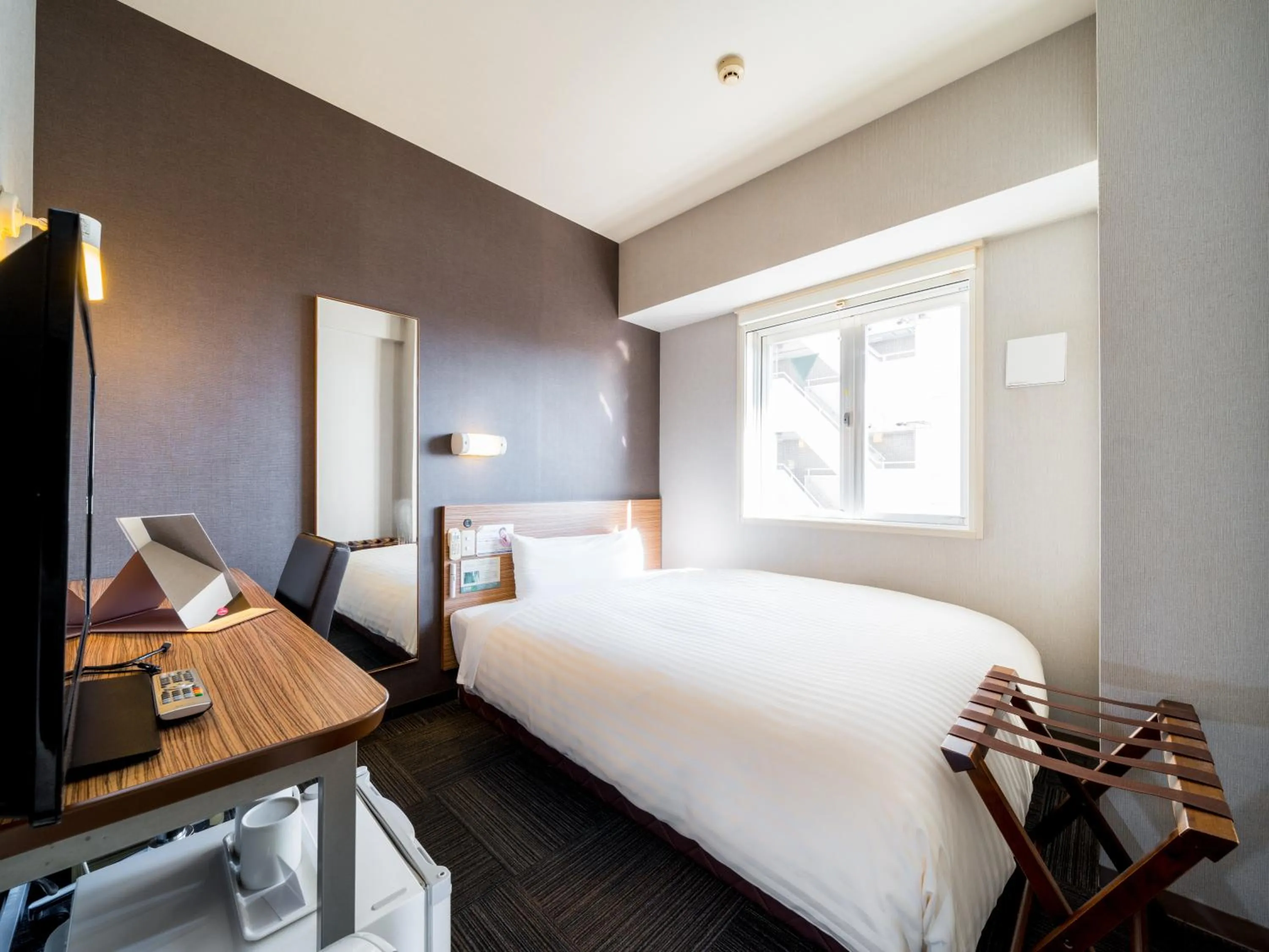 Photo of the whole room, Bed in Super Hotel Saitama Omiya West