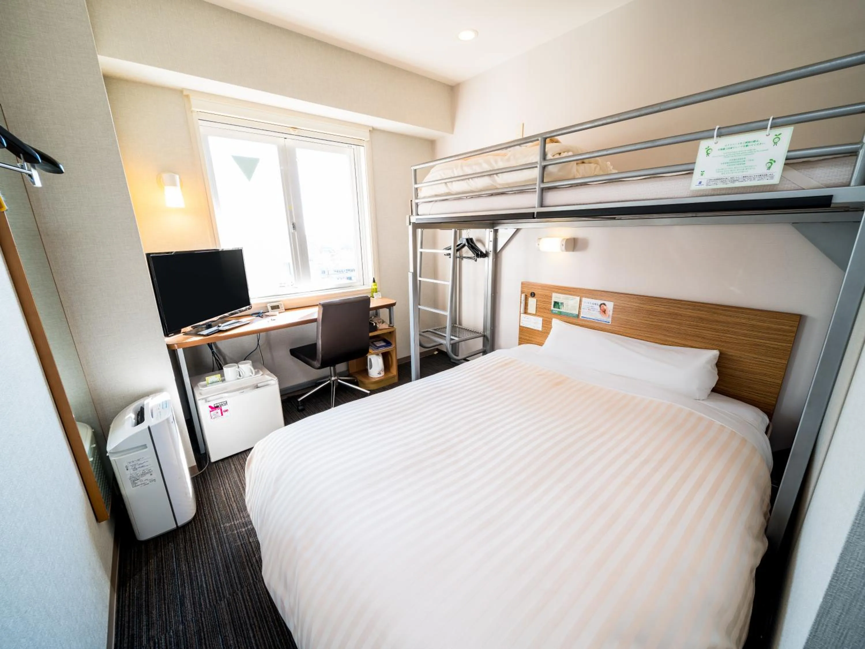 Photo of the whole room, Bed in Super Hotel Saitama Omiya West