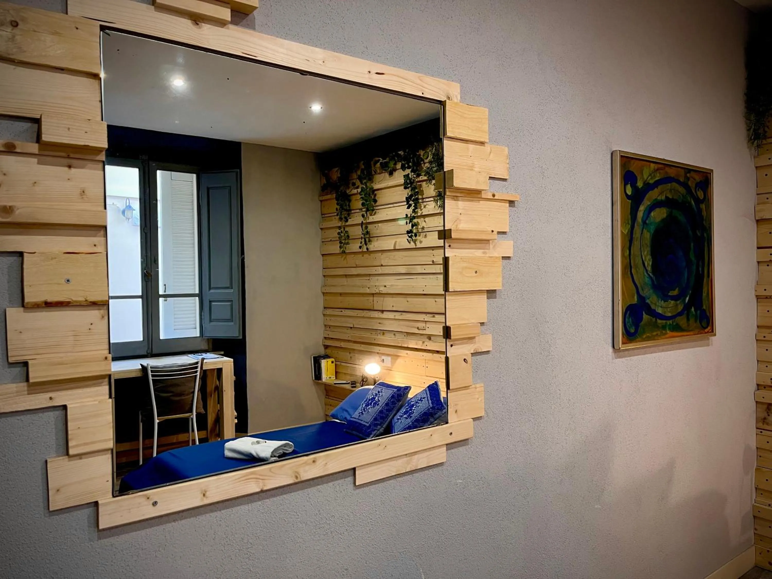 Decorative detail in Urban Blue Guest House