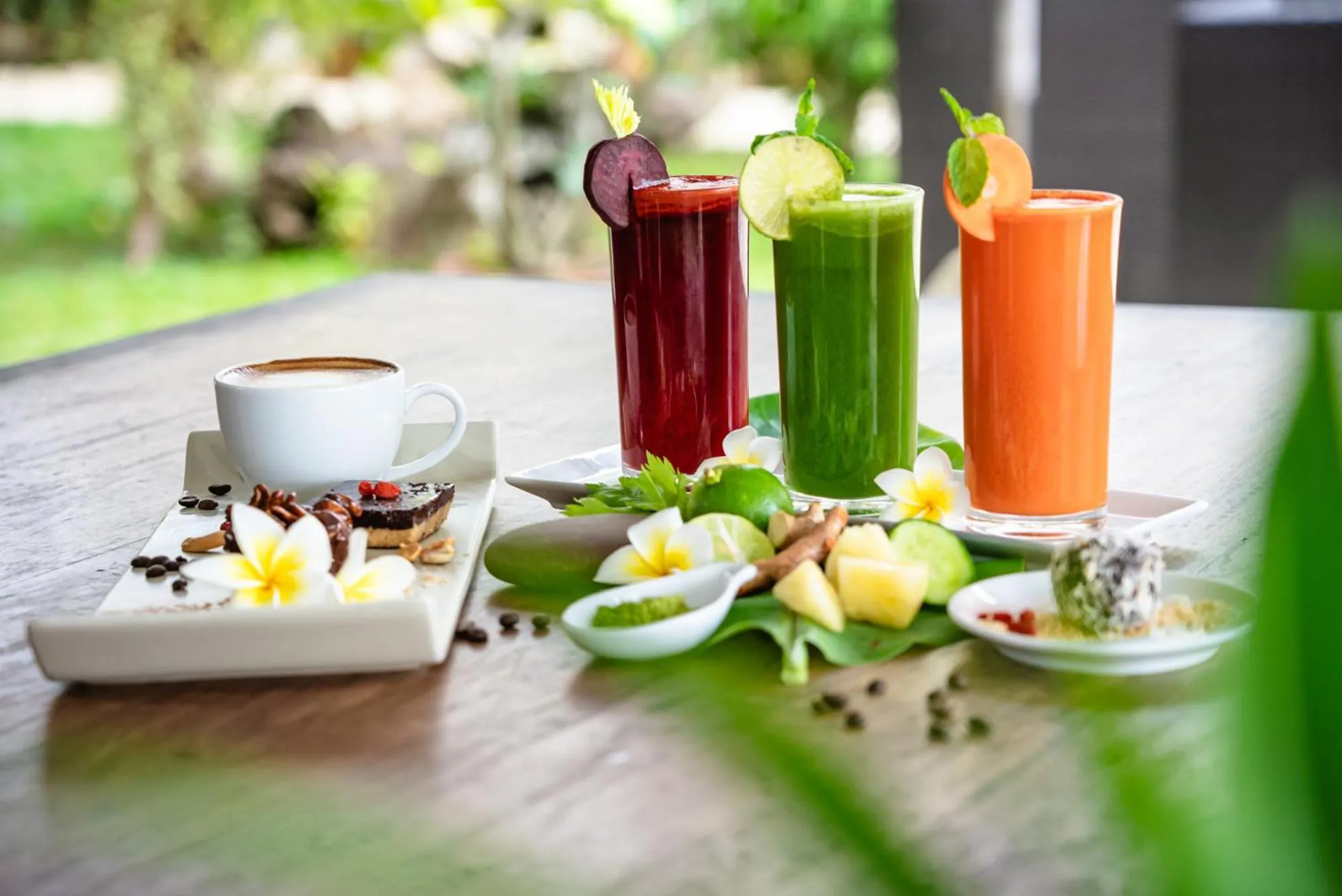 Food and drinks in Samahita Retreat