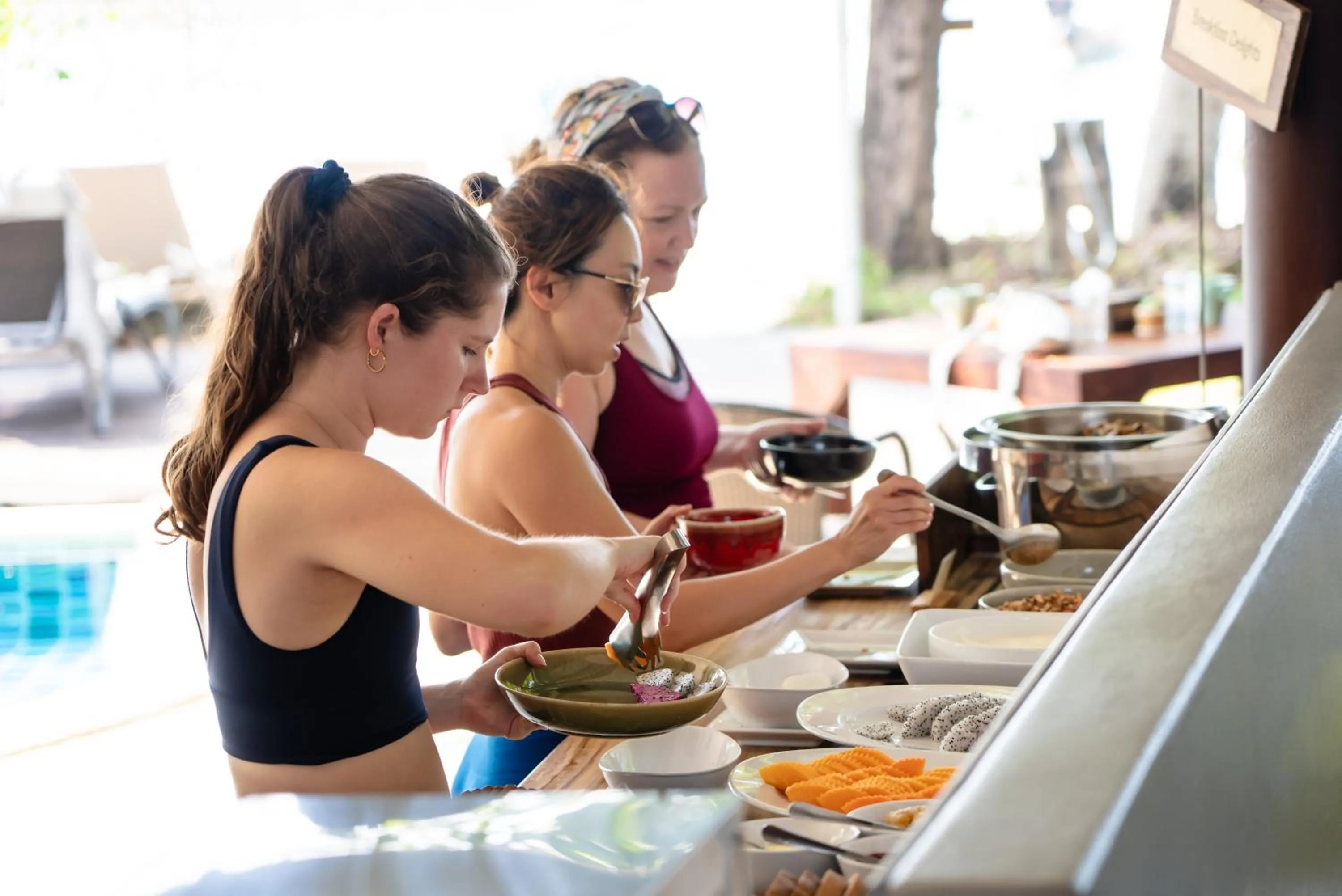 Dining area in Samahita Retreat