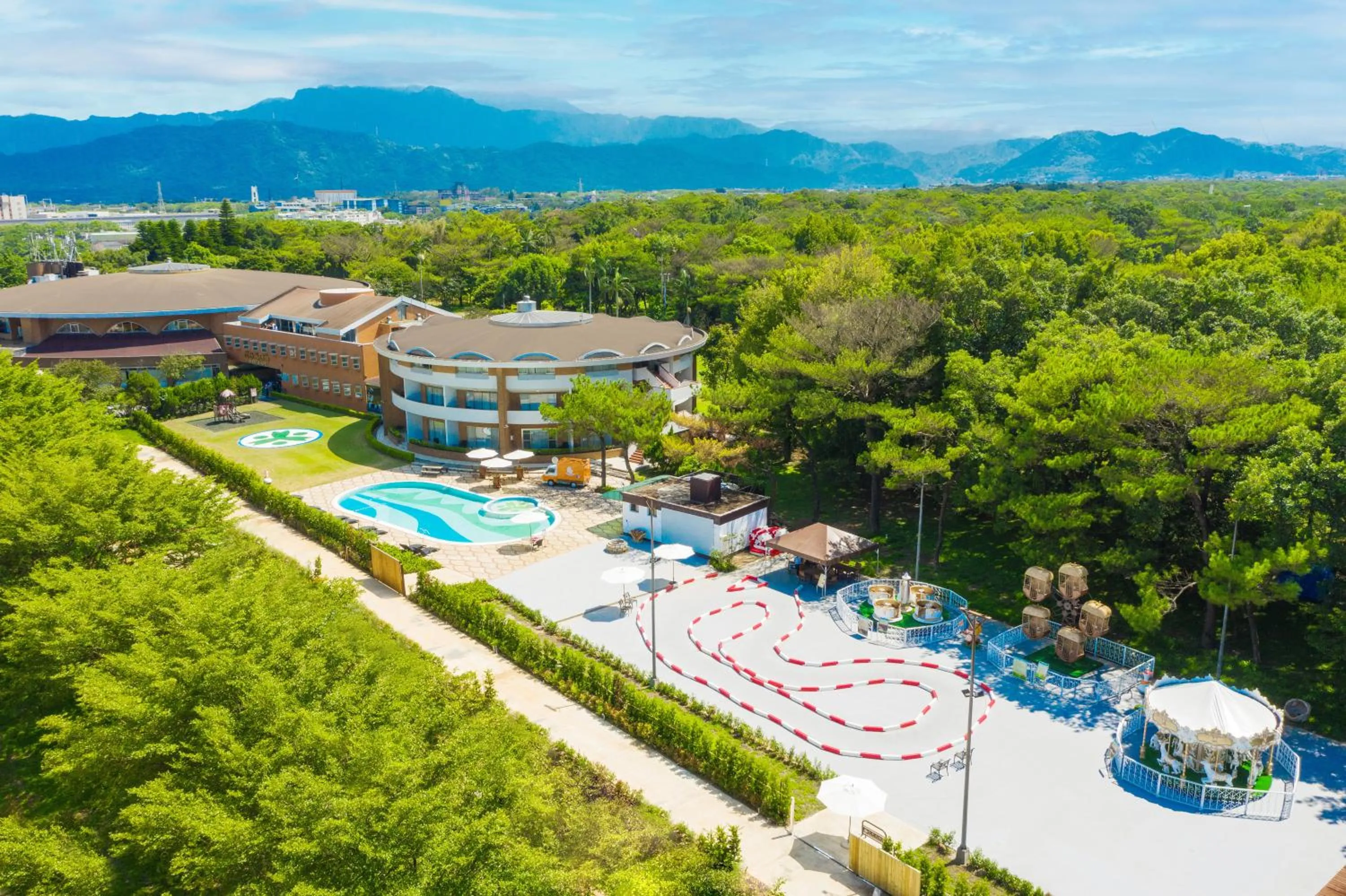 Bird's eye view in Taoyuan Yuehua Hotel & Golf Club