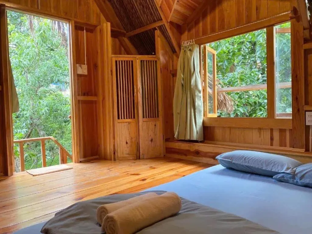 Bed in Đà Lạt Củi Homestay