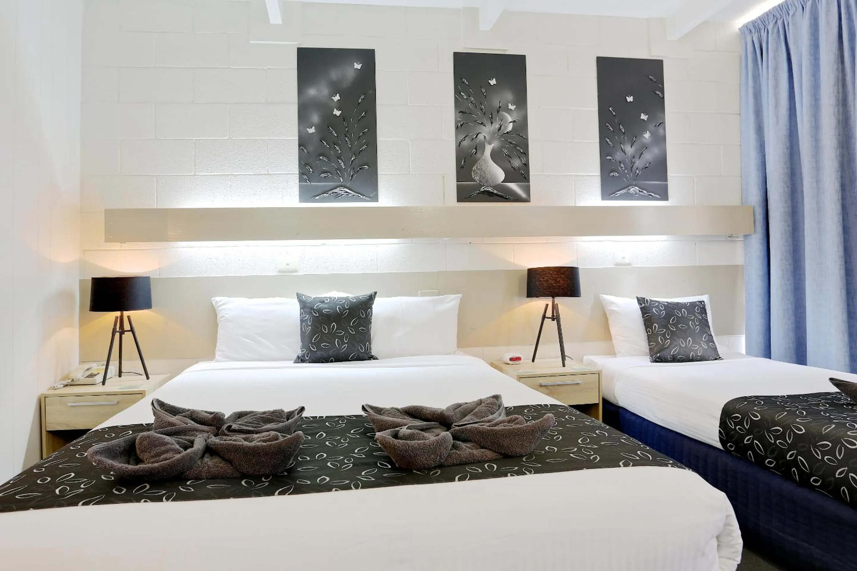 Bed in Castle Creek Motor Inn Euroa