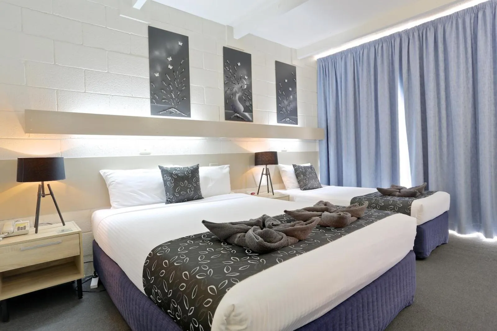 Bed in Castle Creek Motor Inn Euroa