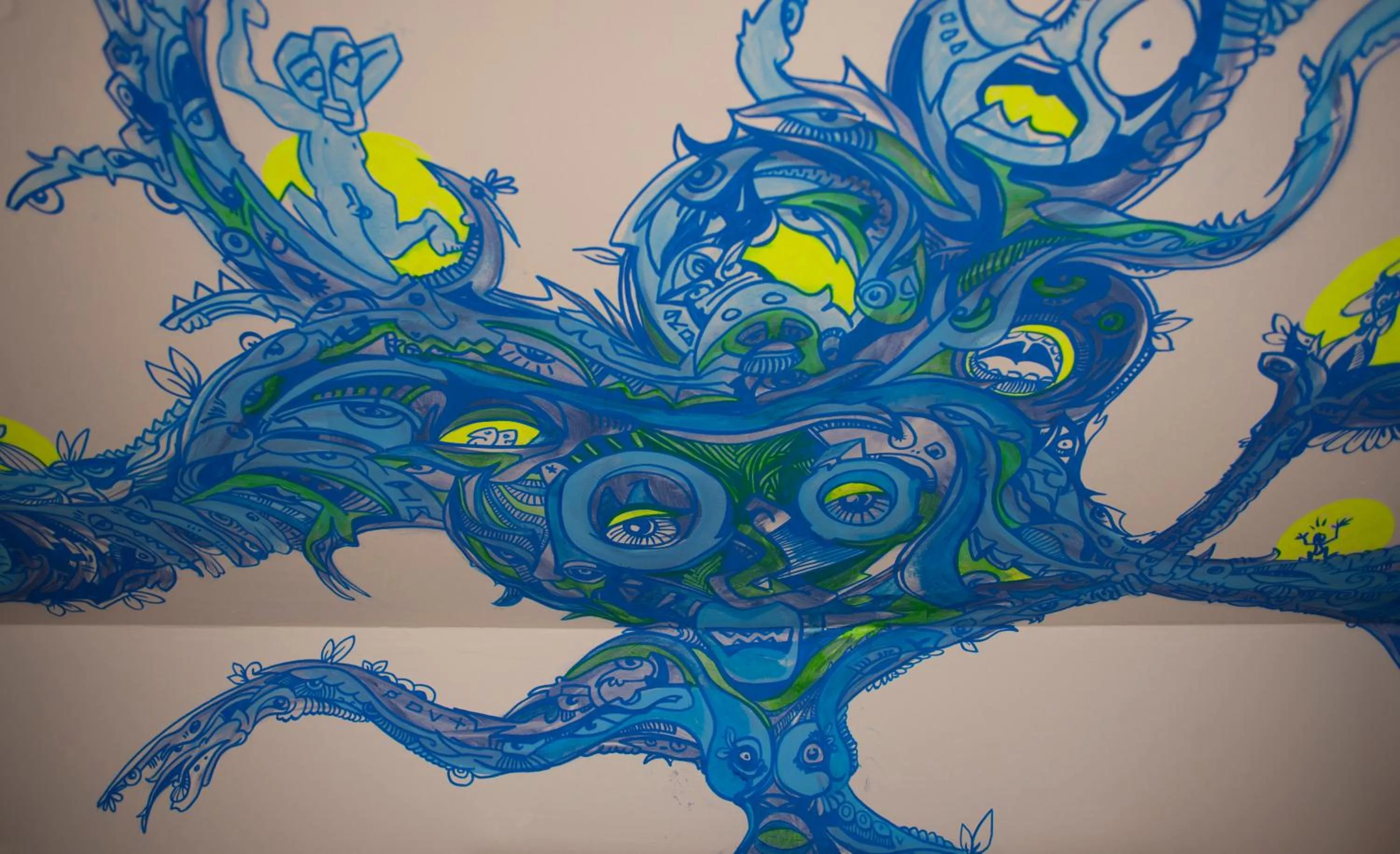 Decorative detail in KaBa Hostel