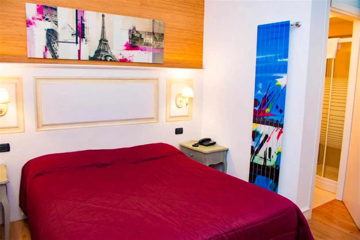 Bed in Hotel Mediterraneo