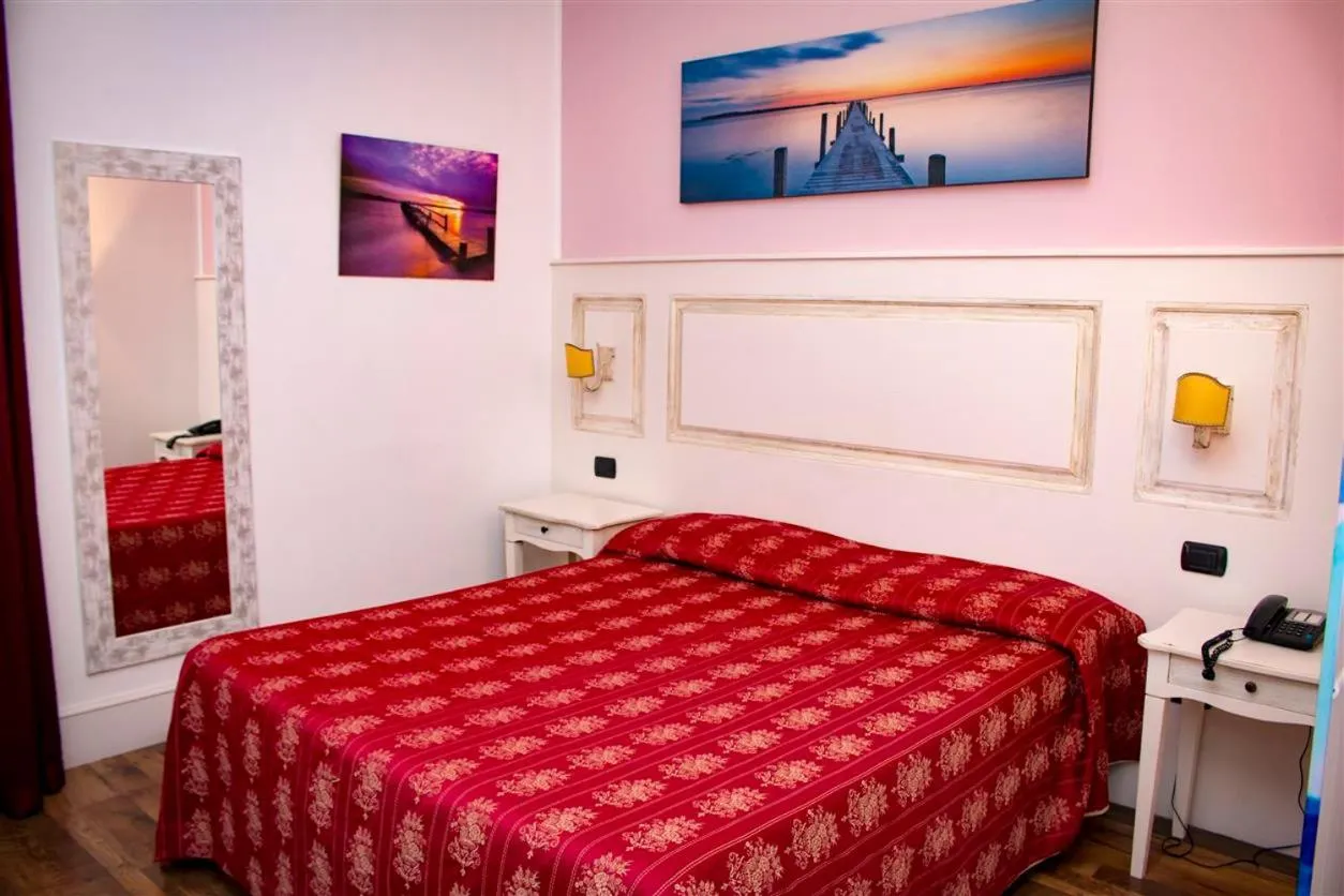 Bed in Hotel Mediterraneo