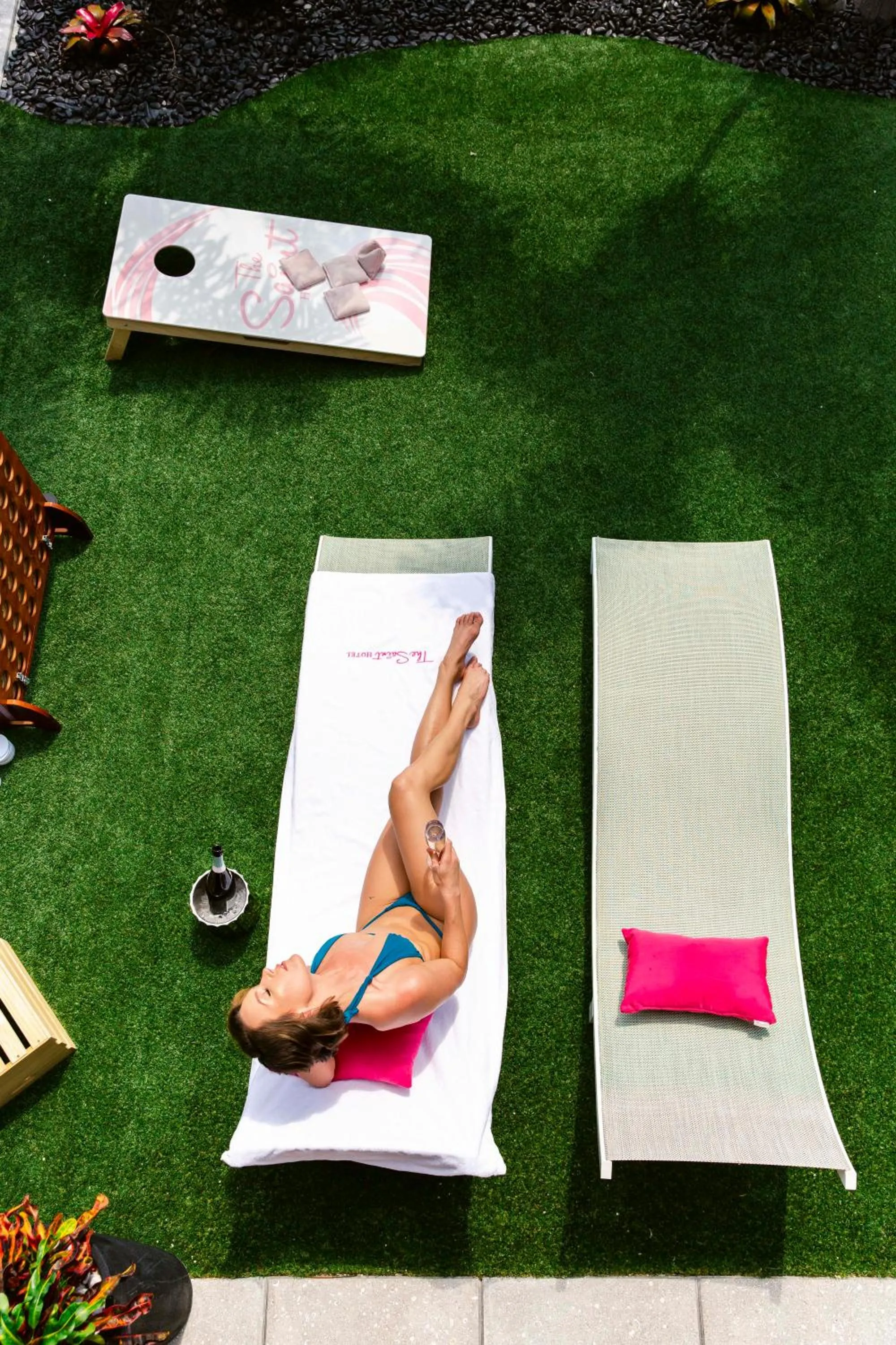 Inner courtyard view in The Saint Hotel