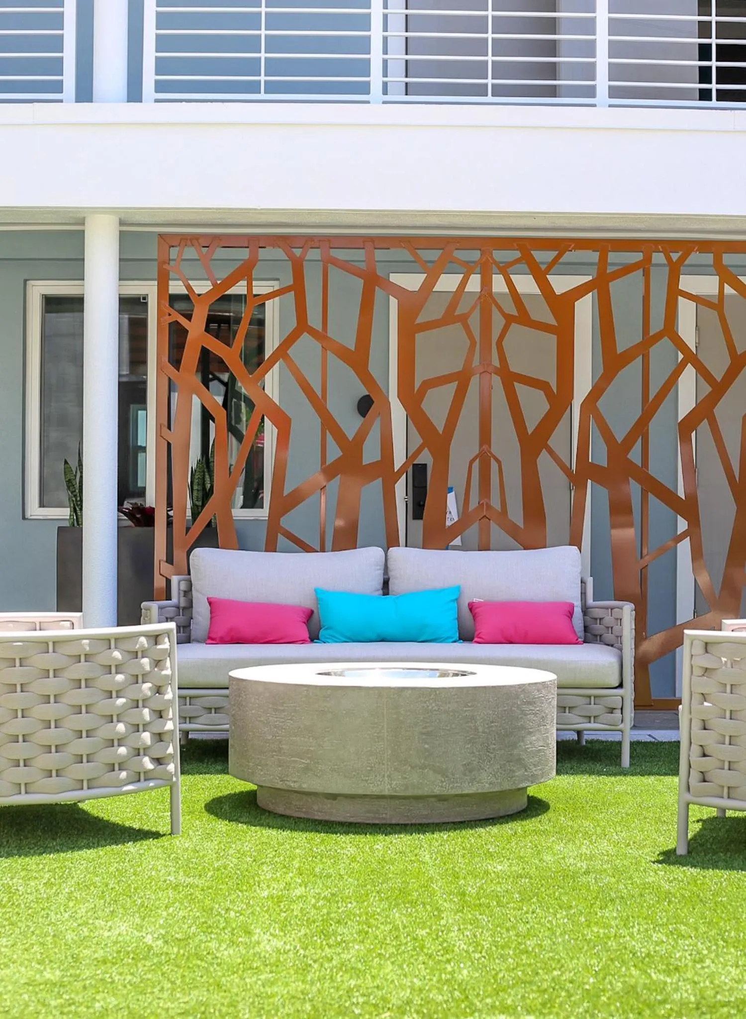 Inner courtyard view in The Saint Hotel