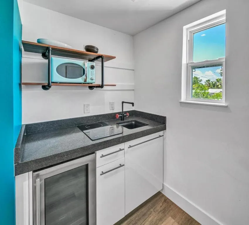 Kitchen or kitchenette in The Saint Hotel