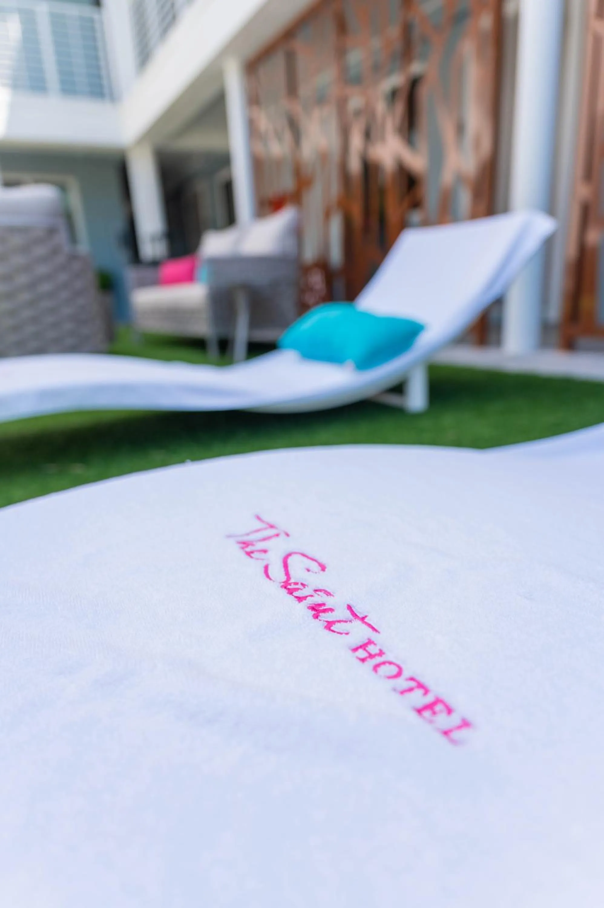 Inner courtyard view in The Saint Hotel