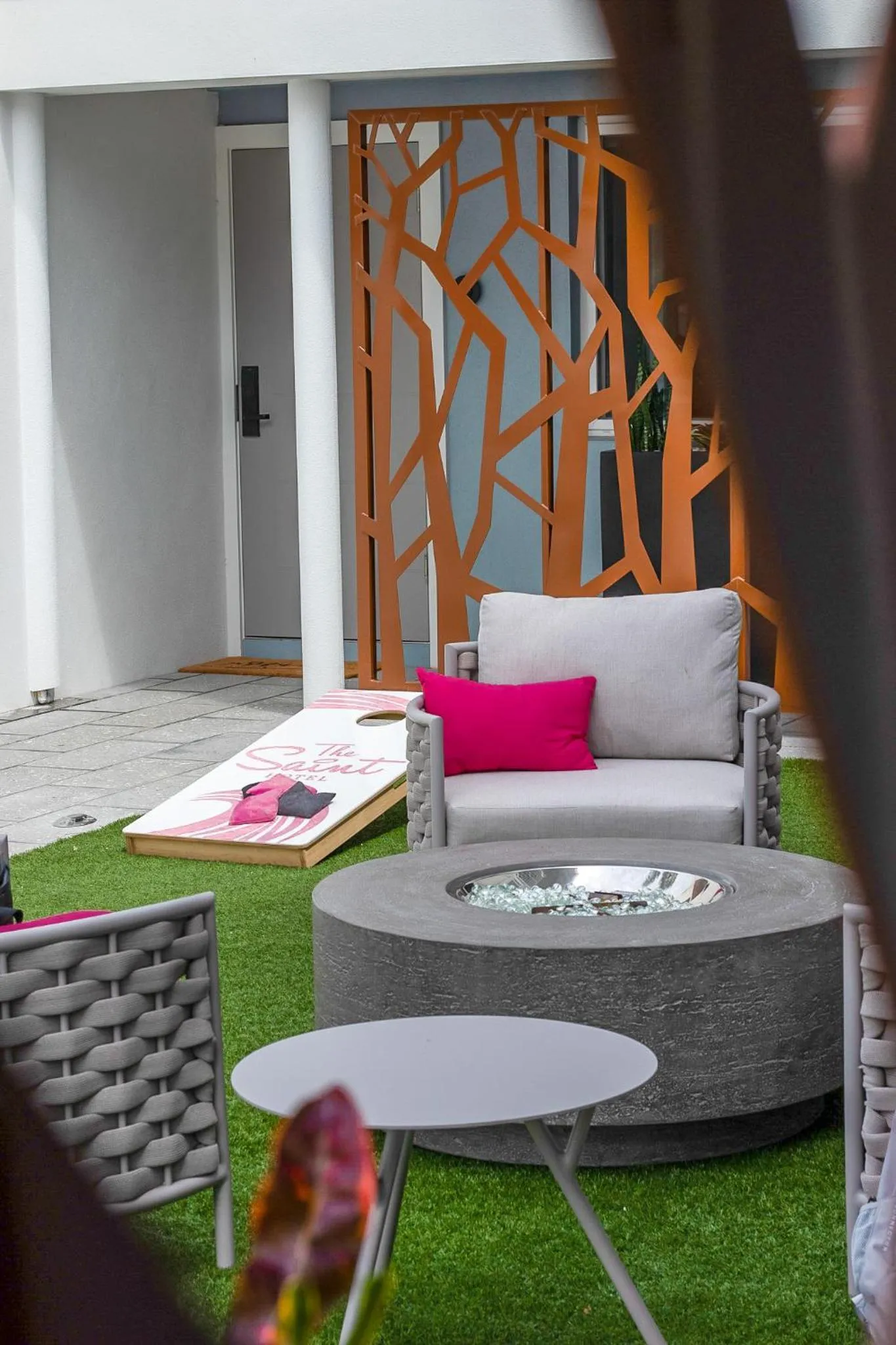 Inner courtyard view in The Saint Hotel