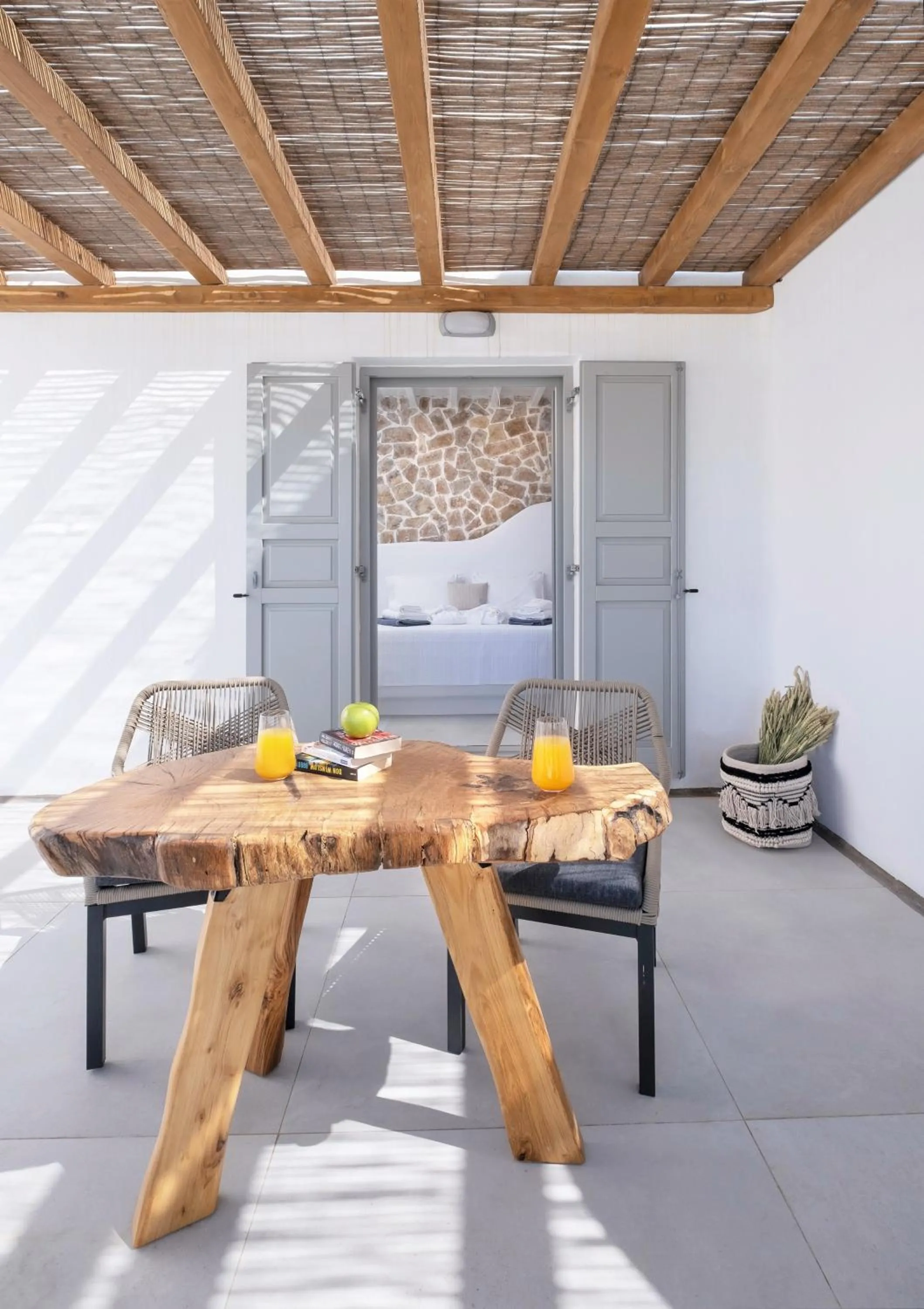 Patio in Legendary Suites