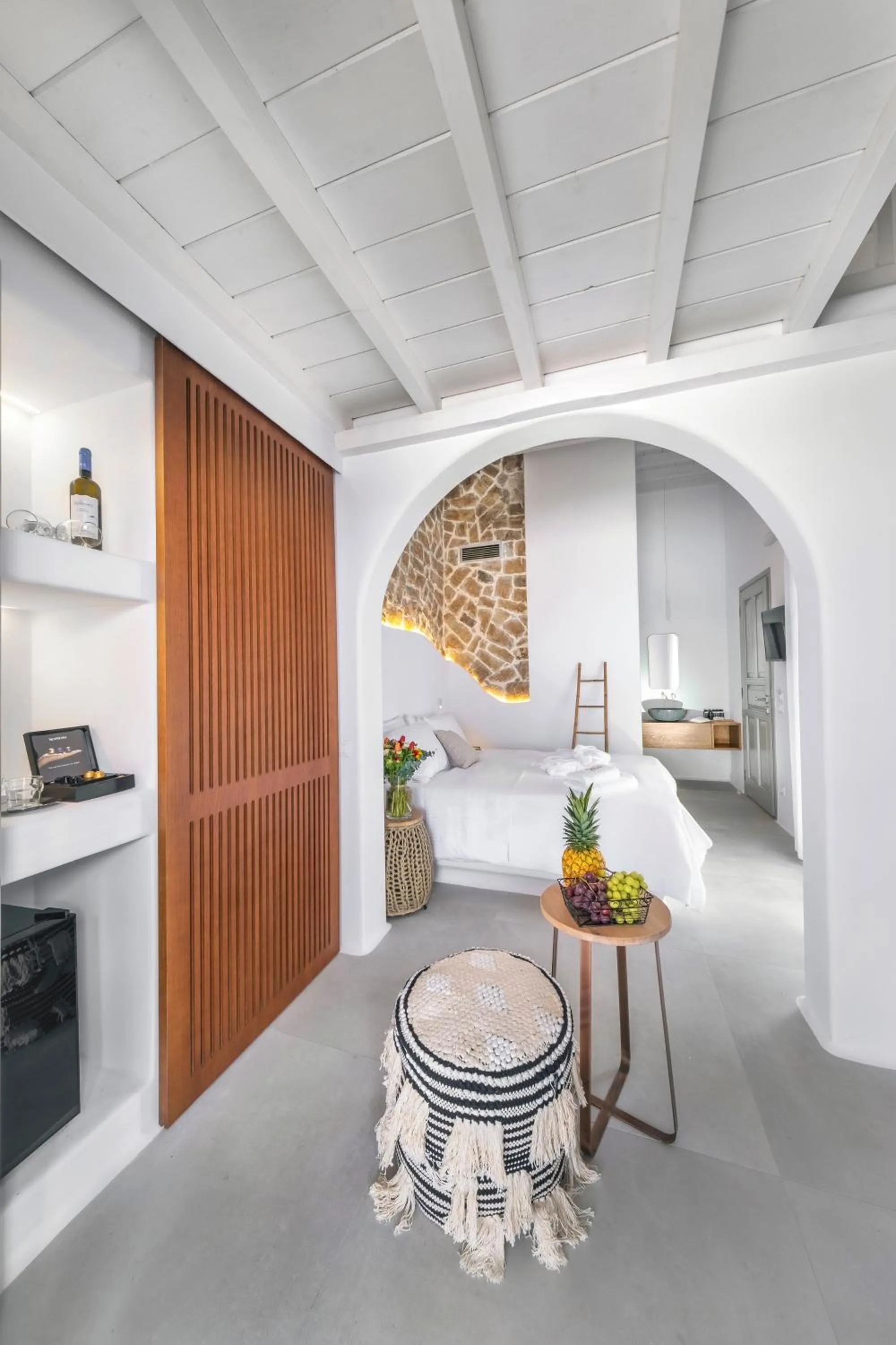 Seating area in Legendary Suites