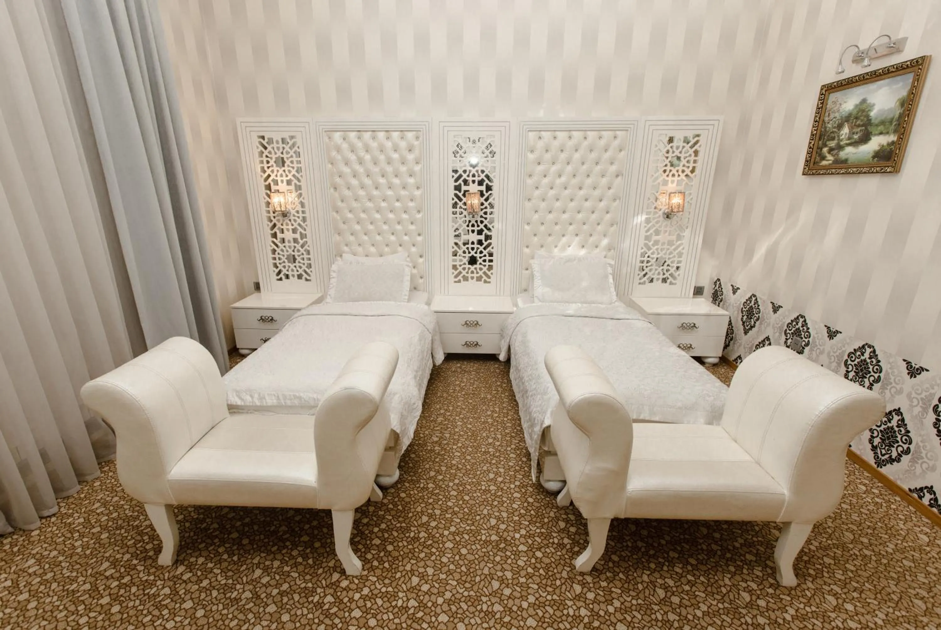 Bed in Admiral Hotel