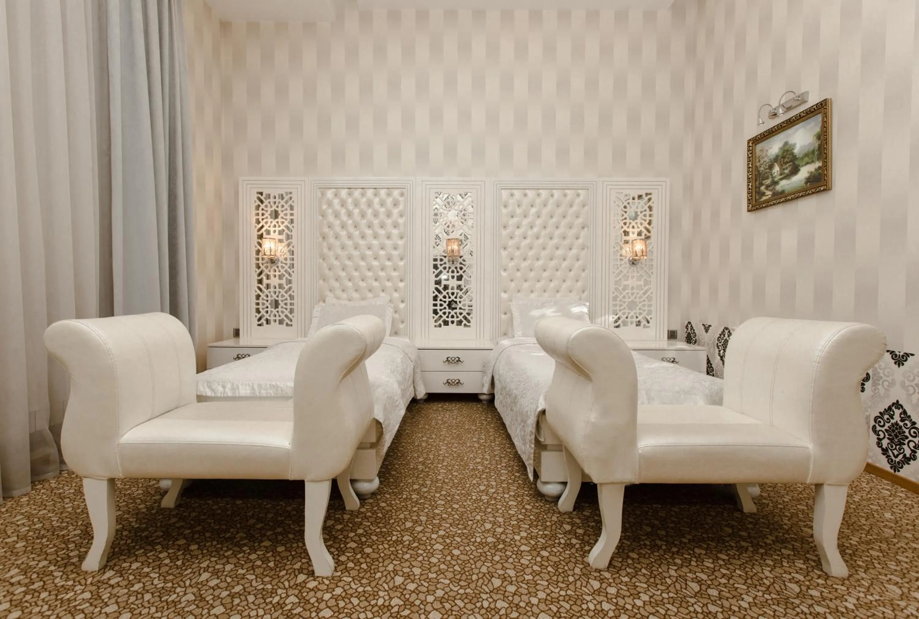 Bed in Admiral Hotel