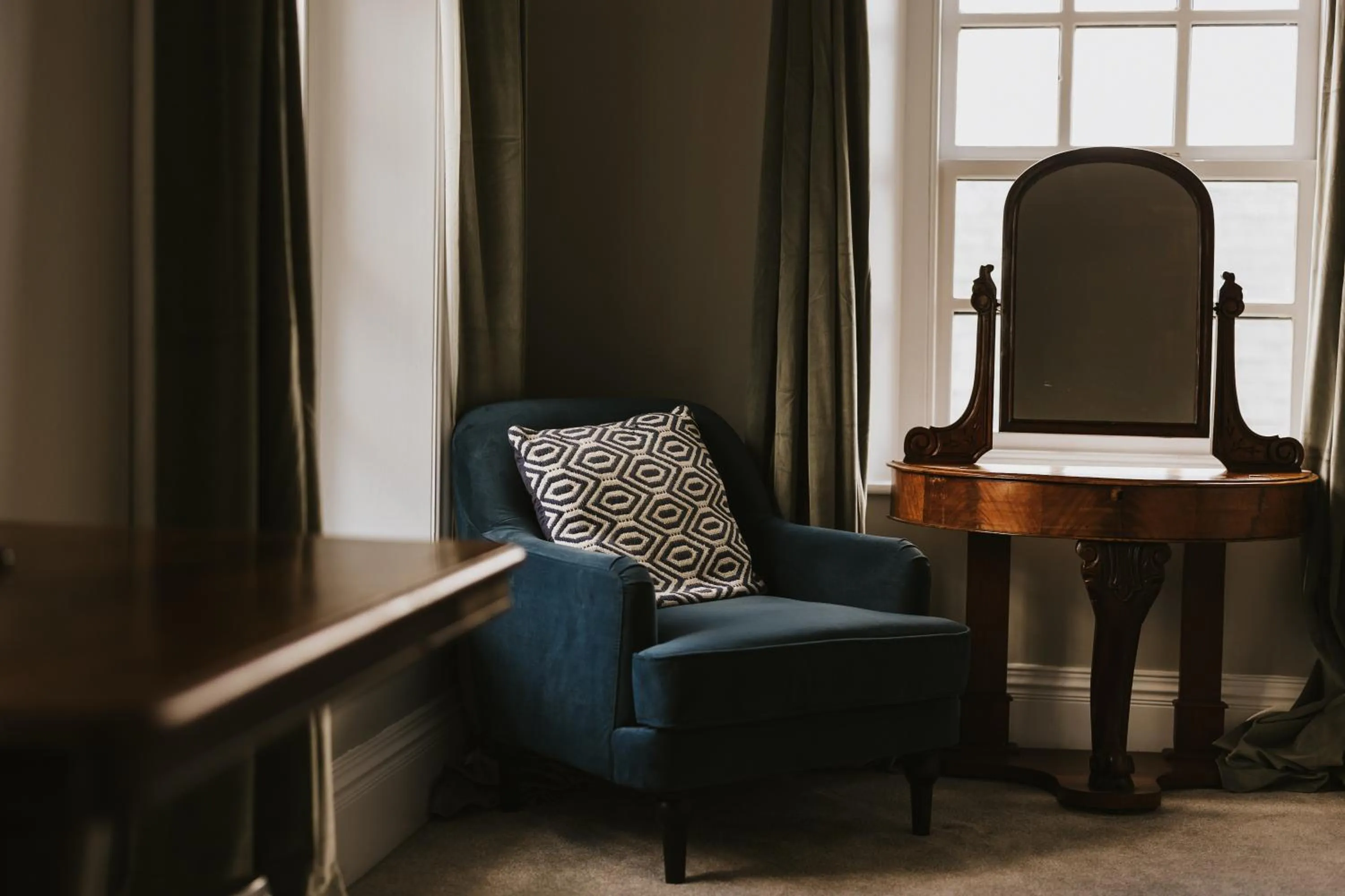 Seating area in Healing Manor Hotel