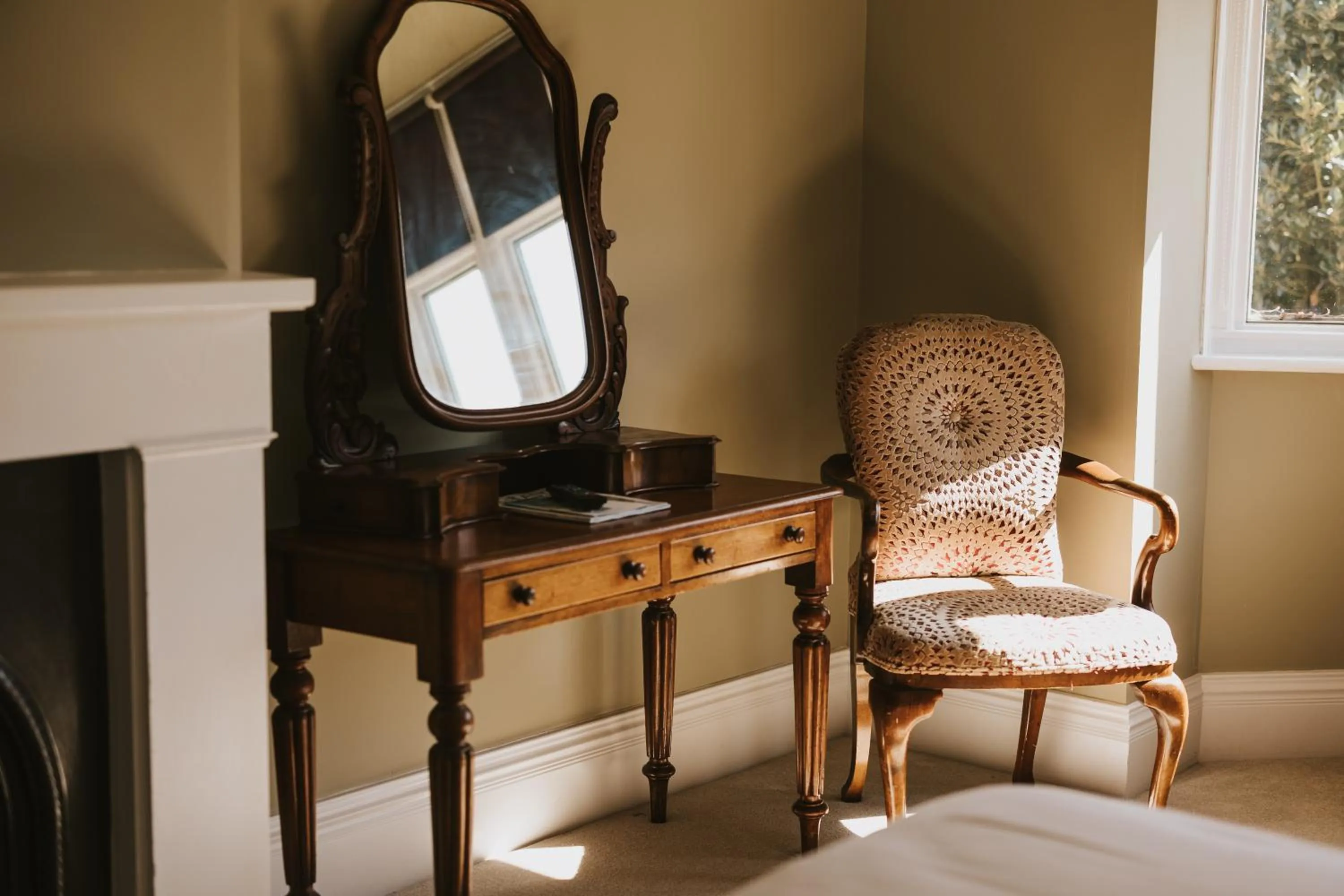 Seating area in Healing Manor Hotel