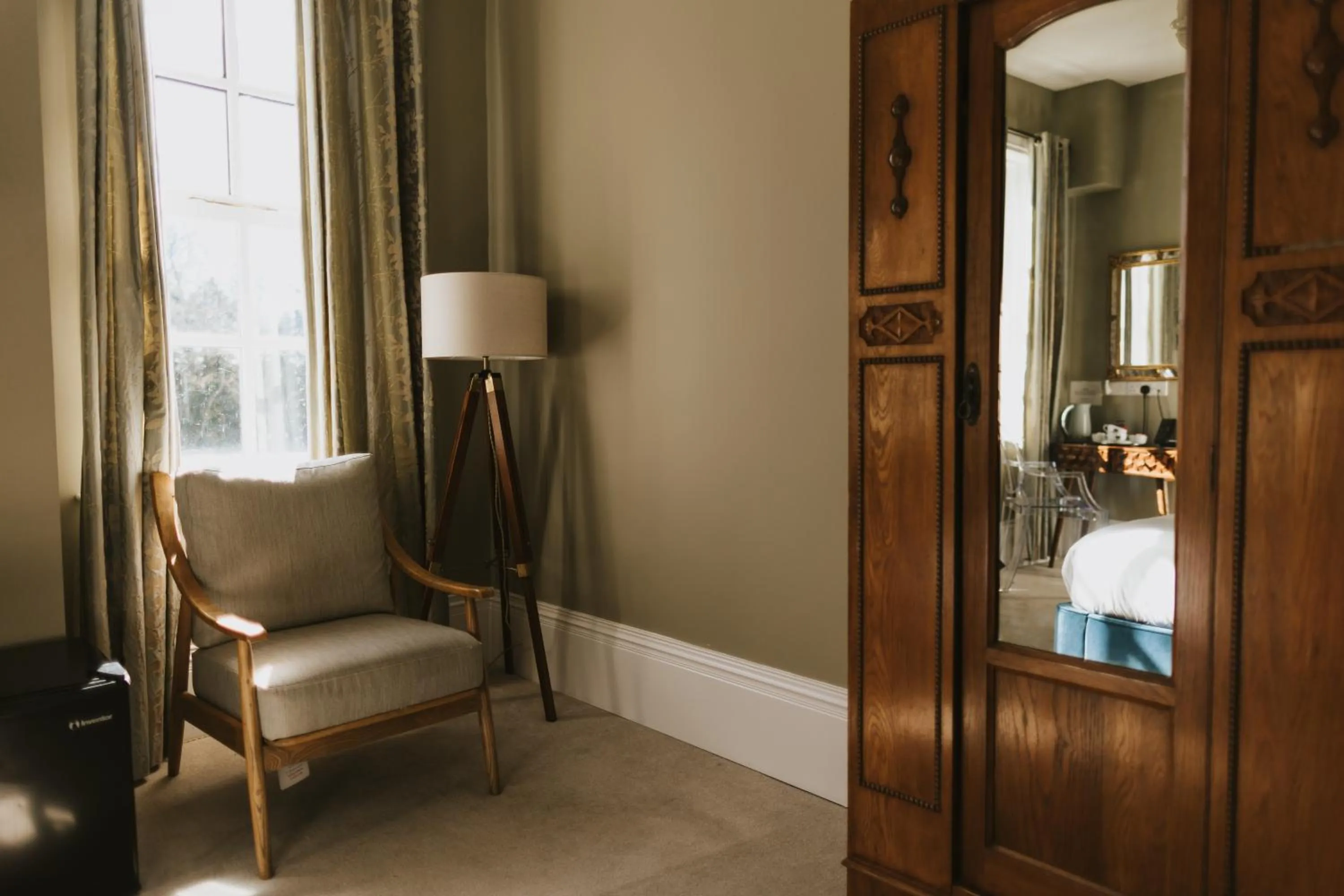 Seating area in Healing Manor Hotel