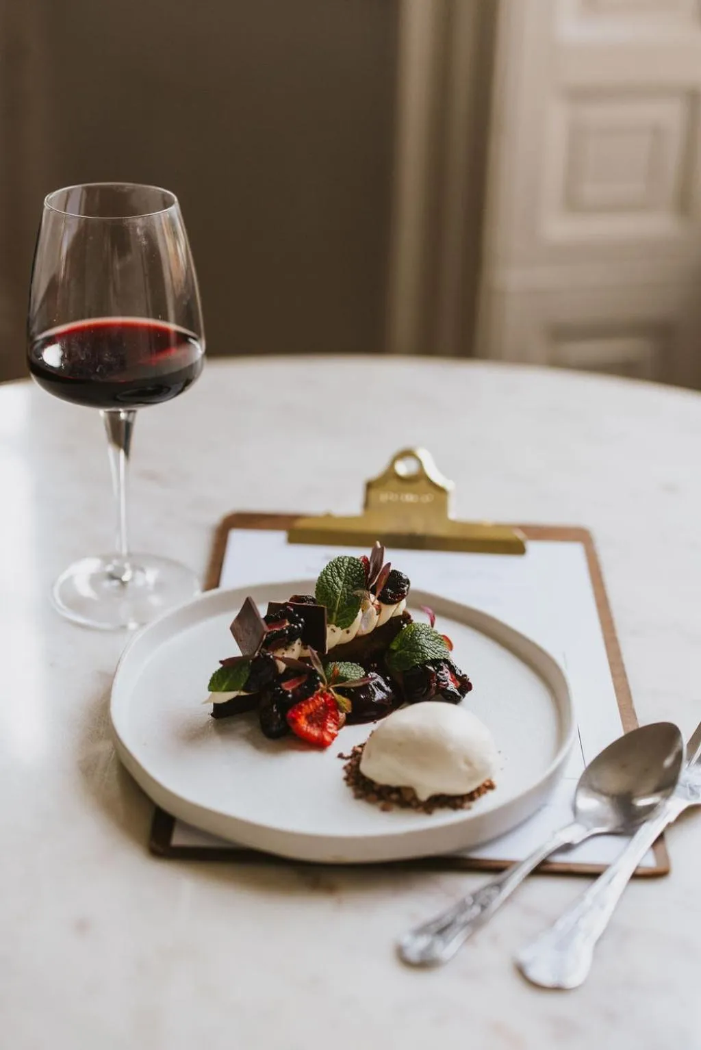 Food close-up in Healing Manor Hotel