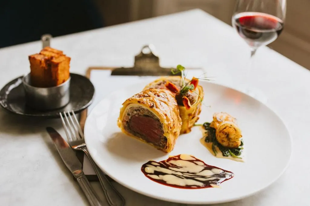 Food close-up in Healing Manor Hotel