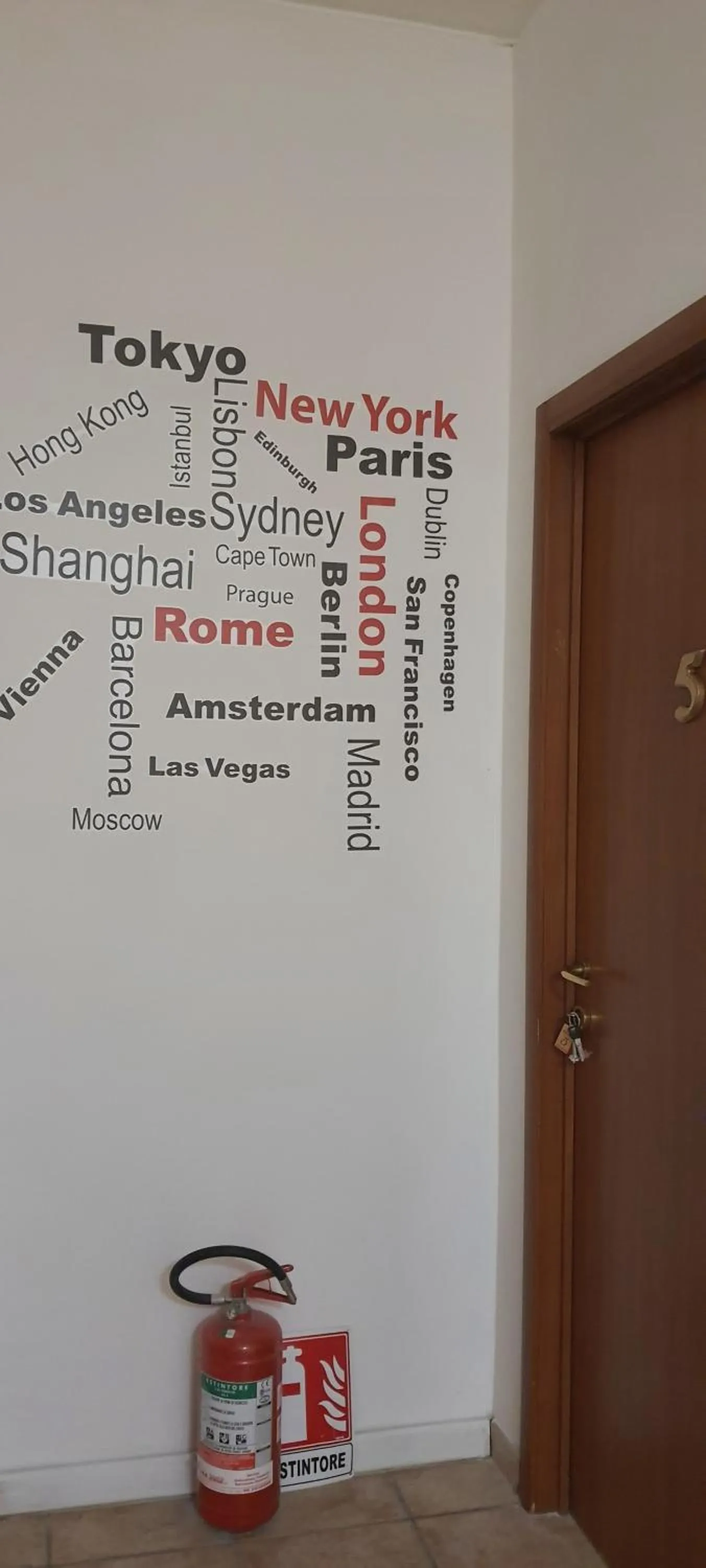 Decorative detail in B&B Piazza Ragusa