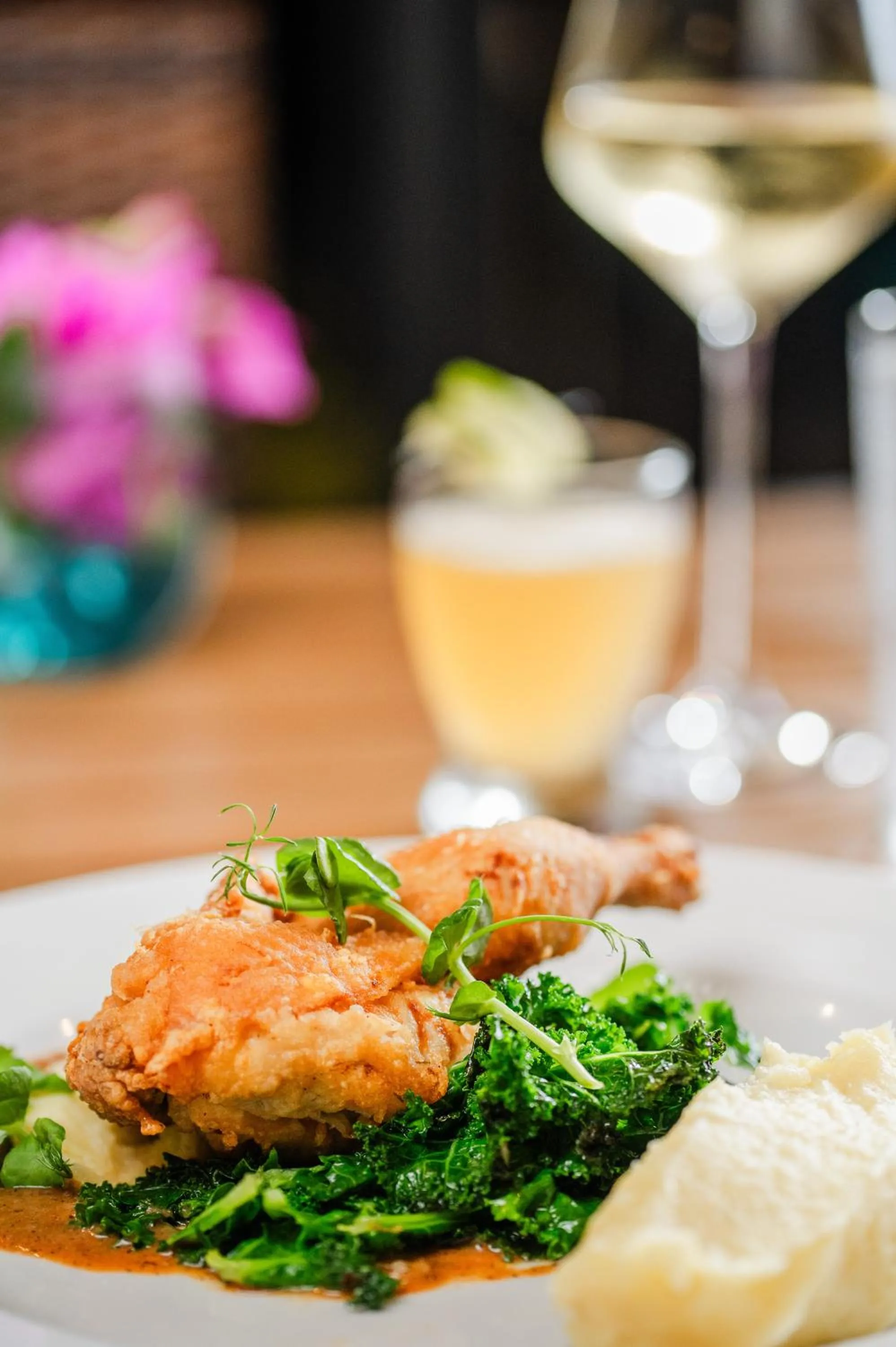 Food close-up in Sunset Reef St. Kitts