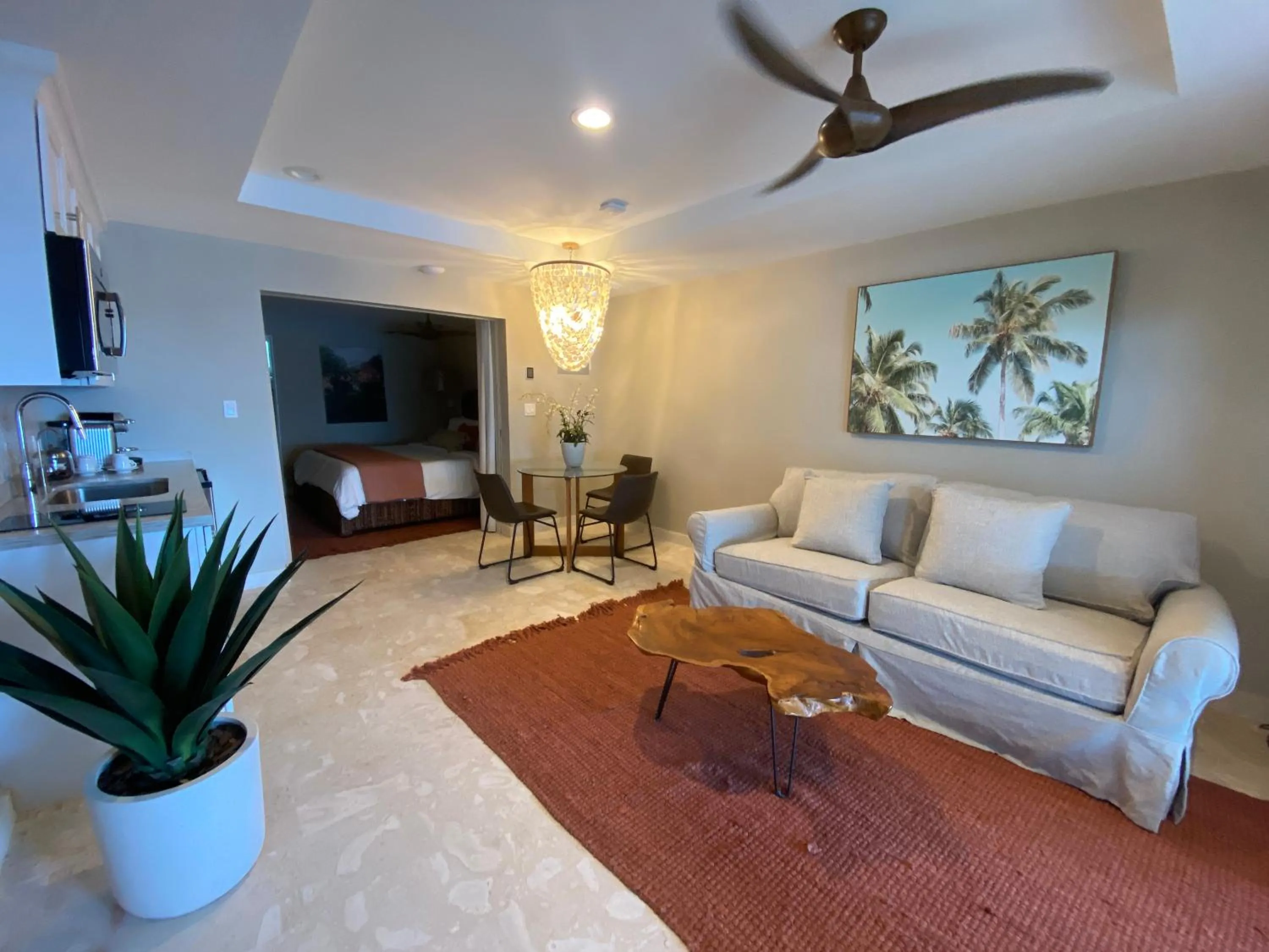 Living room in Sunset Reef St. Kitts