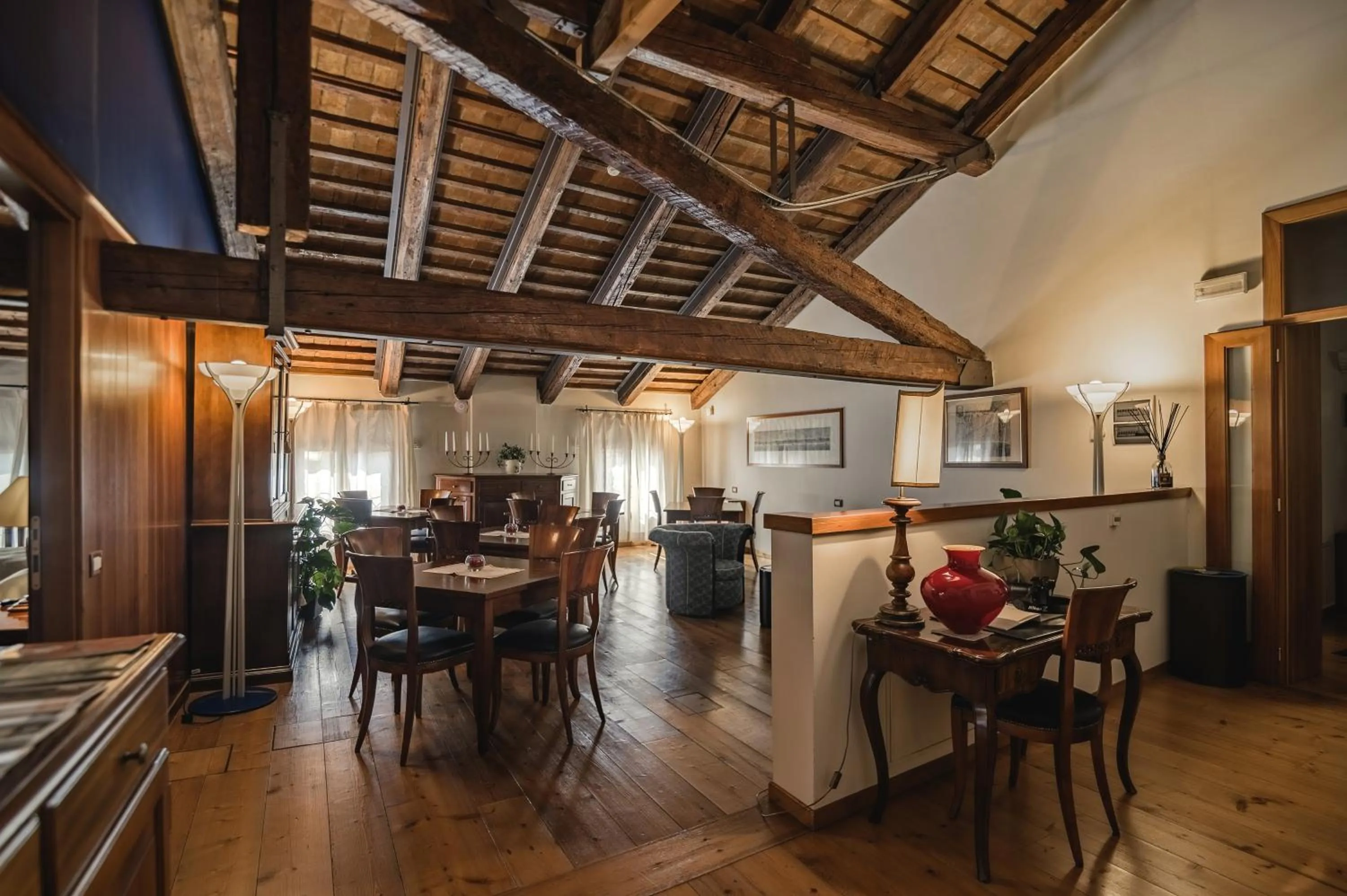 Communal lounge/ TV room in Le Camere di Palazzo Bortolan
